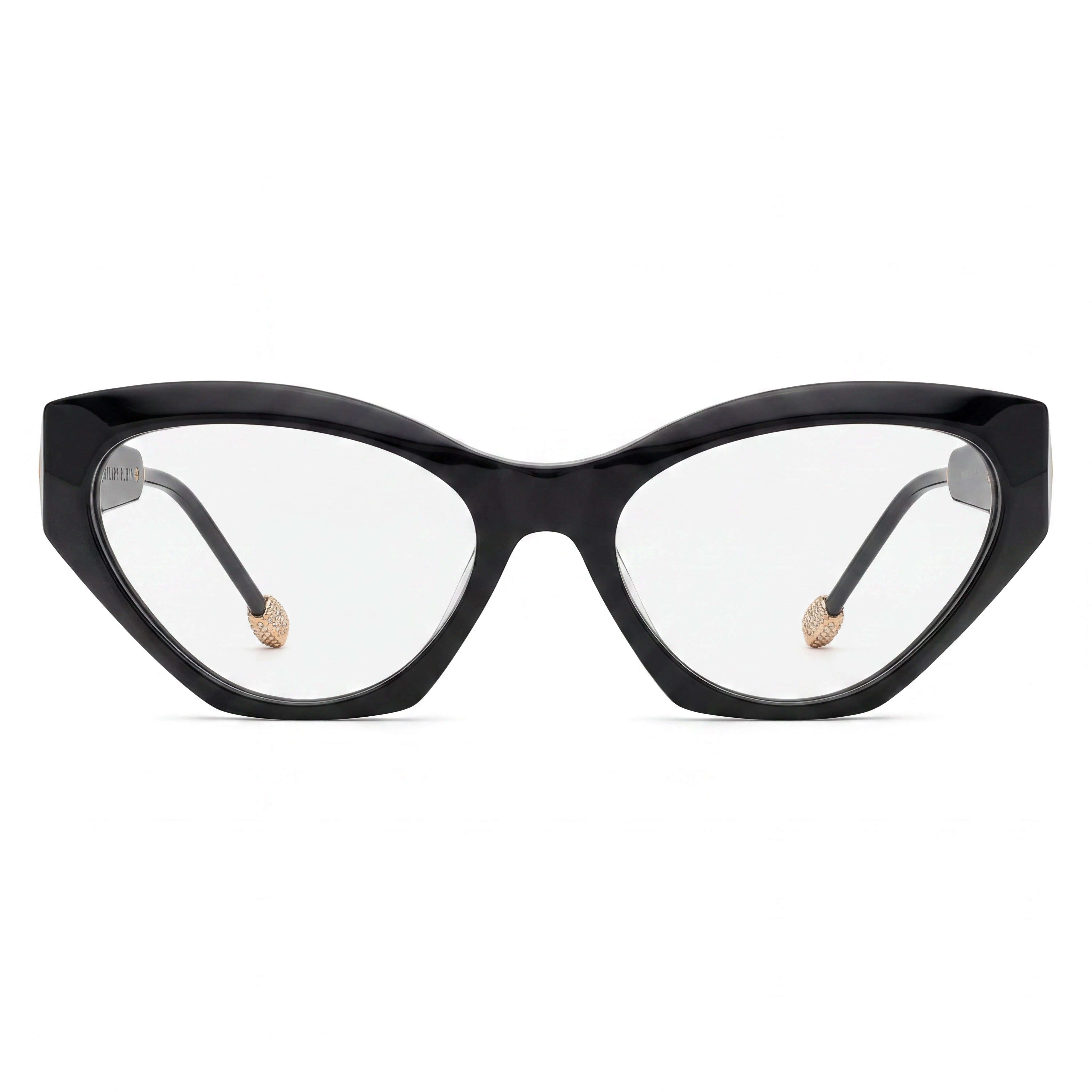 Gafas de sol Philipp Plein VPP069S ojo de gato negras para hombre, de acetato de 55 mm, Photo 2