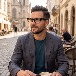 Philipp Plein VPP069S Black Eyeglasses Men — lifestyle wear, work and meetings