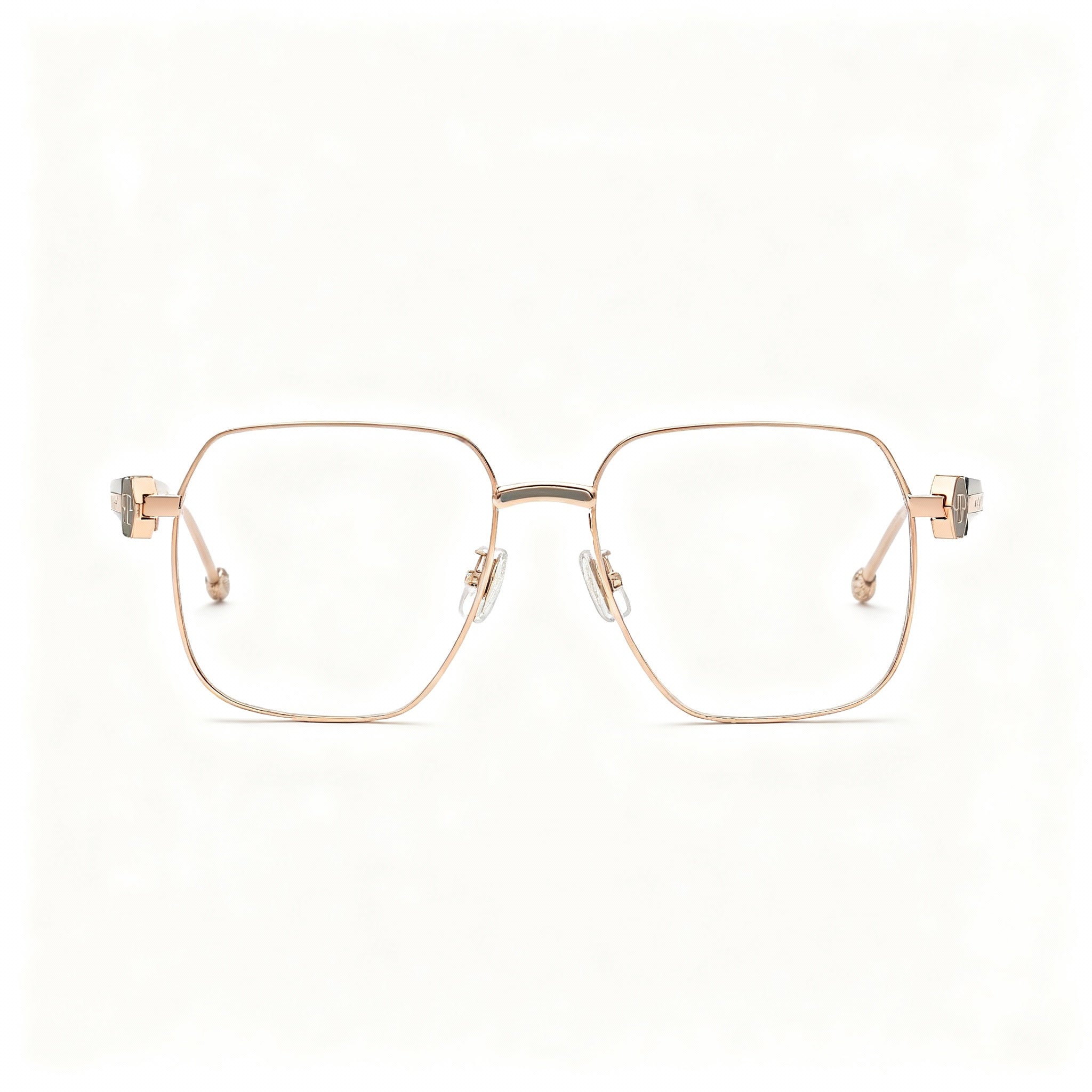 Philipp Plein Vpp126s Copper Gold Rectangle Eyeglasses for Women, 57mm, Photo 3