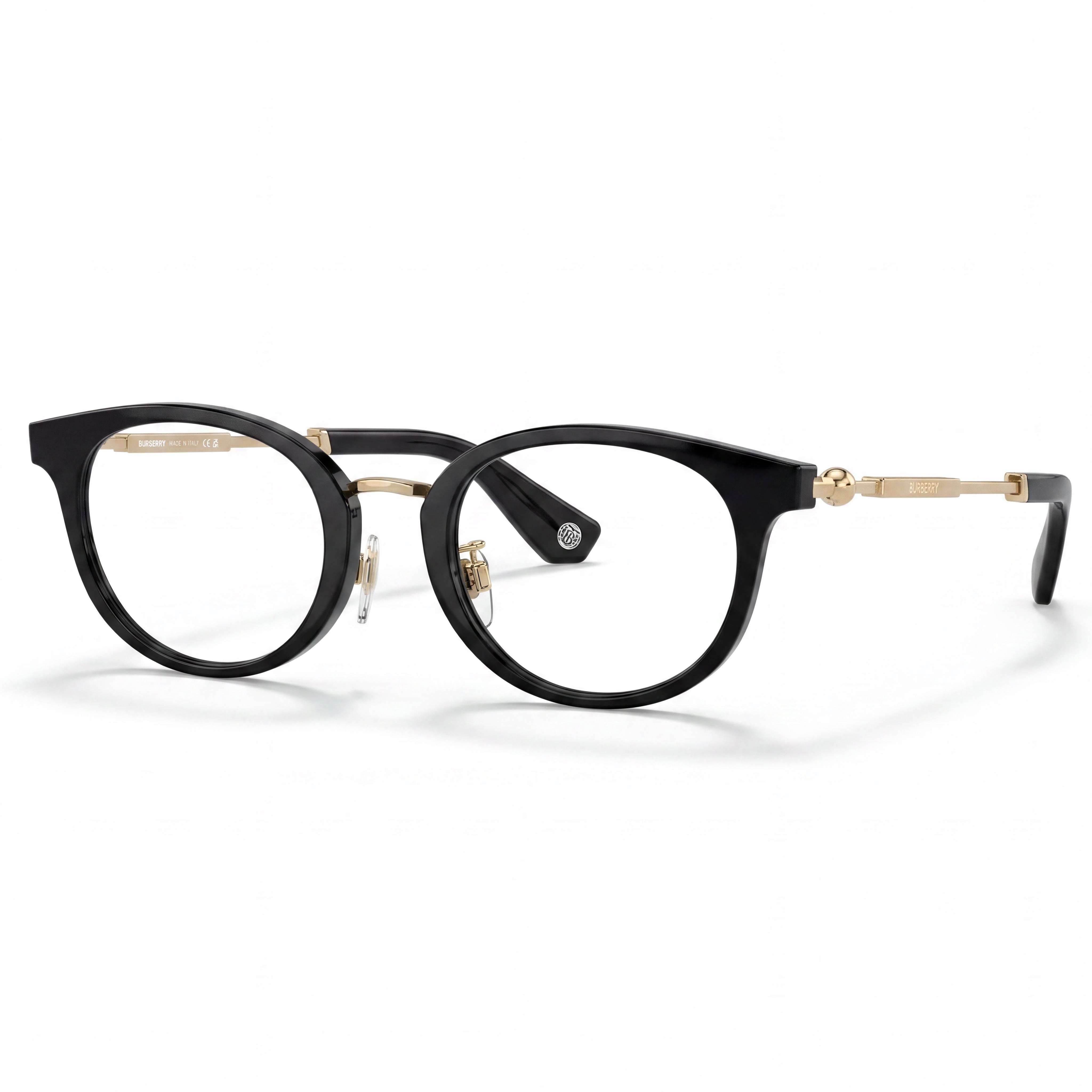 BURBERRY Women's Black Designer Optical Frames Eyeglasses - Prescription Ready Eyewear, Photo 1