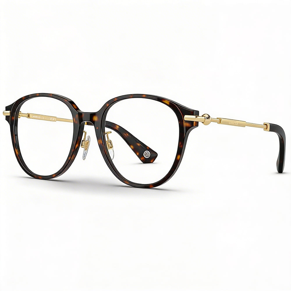 BURBERRY Be 2412d Men's Dark Havana Acetate Frame with Clear Polycarbonate Lenses Optical Glasses 52-19-140