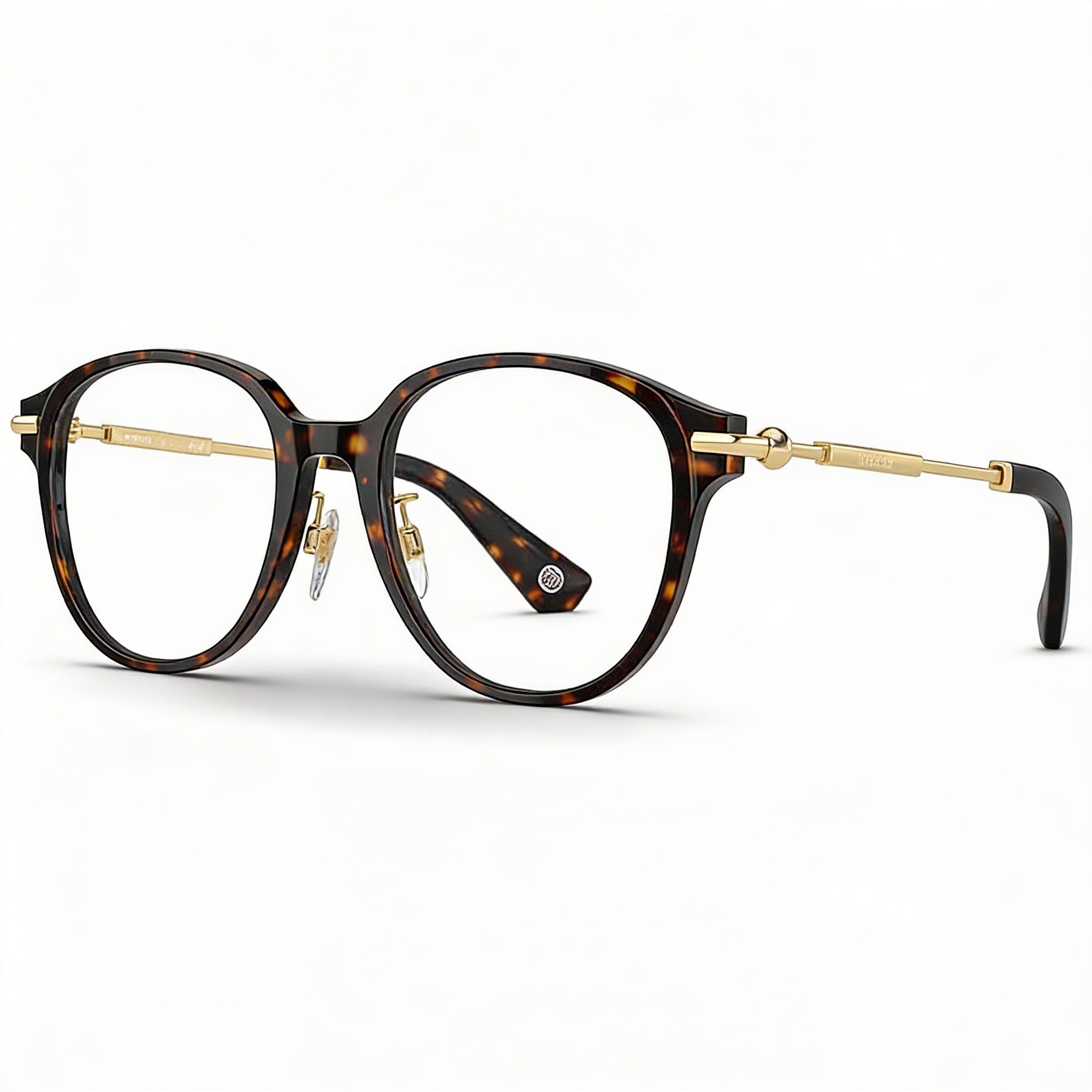 BURBERRY Be 2412d Gafas Ópticas para Hombre, Montura de Acetato Habana Oscuro con Lentes Transparentes de Policarbonato 52-19-140, Photo 1
