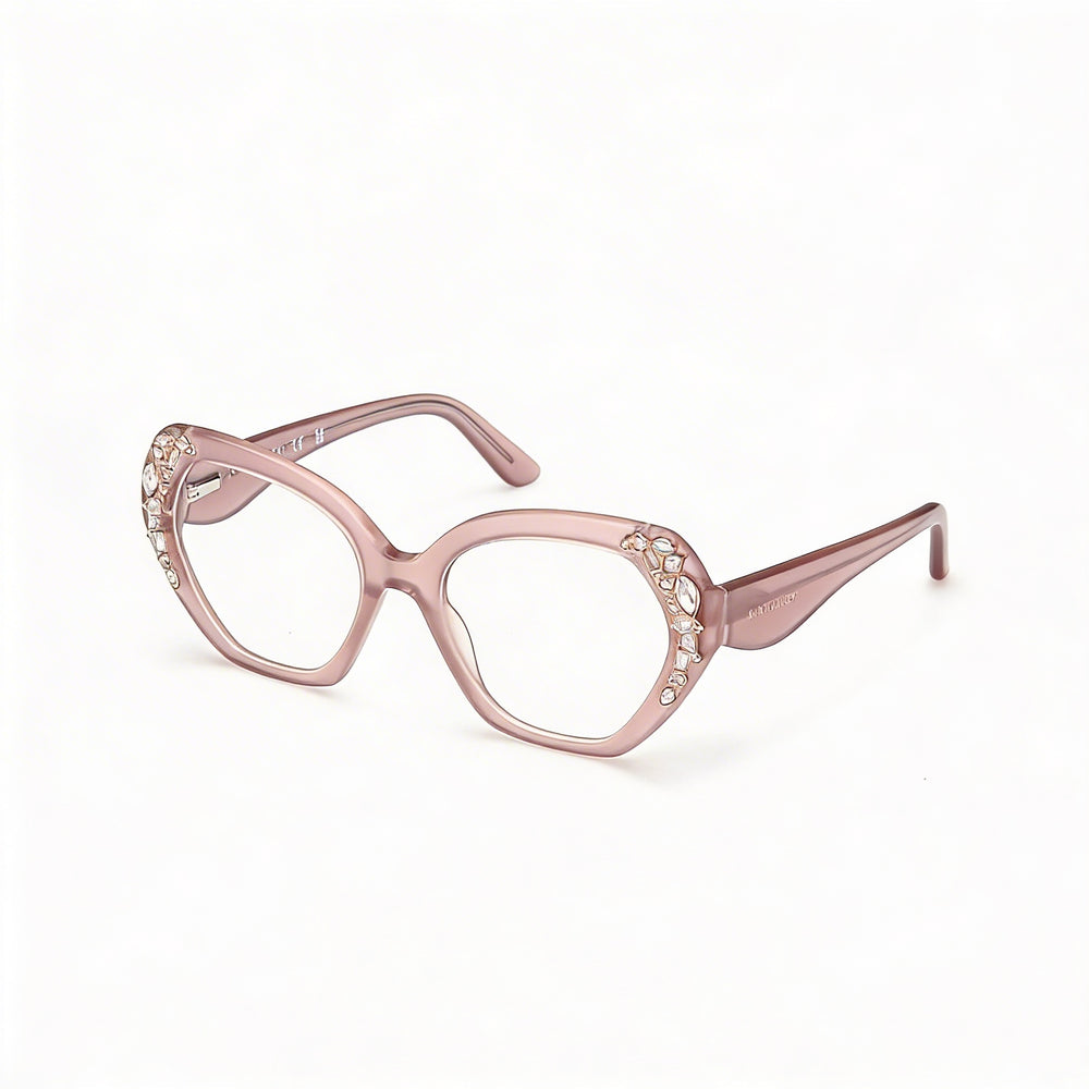 Guess by Marciano Gm50039 Women's Shiny Beige Plastic Frame Non- Optical Eyeglasses 53-18-140