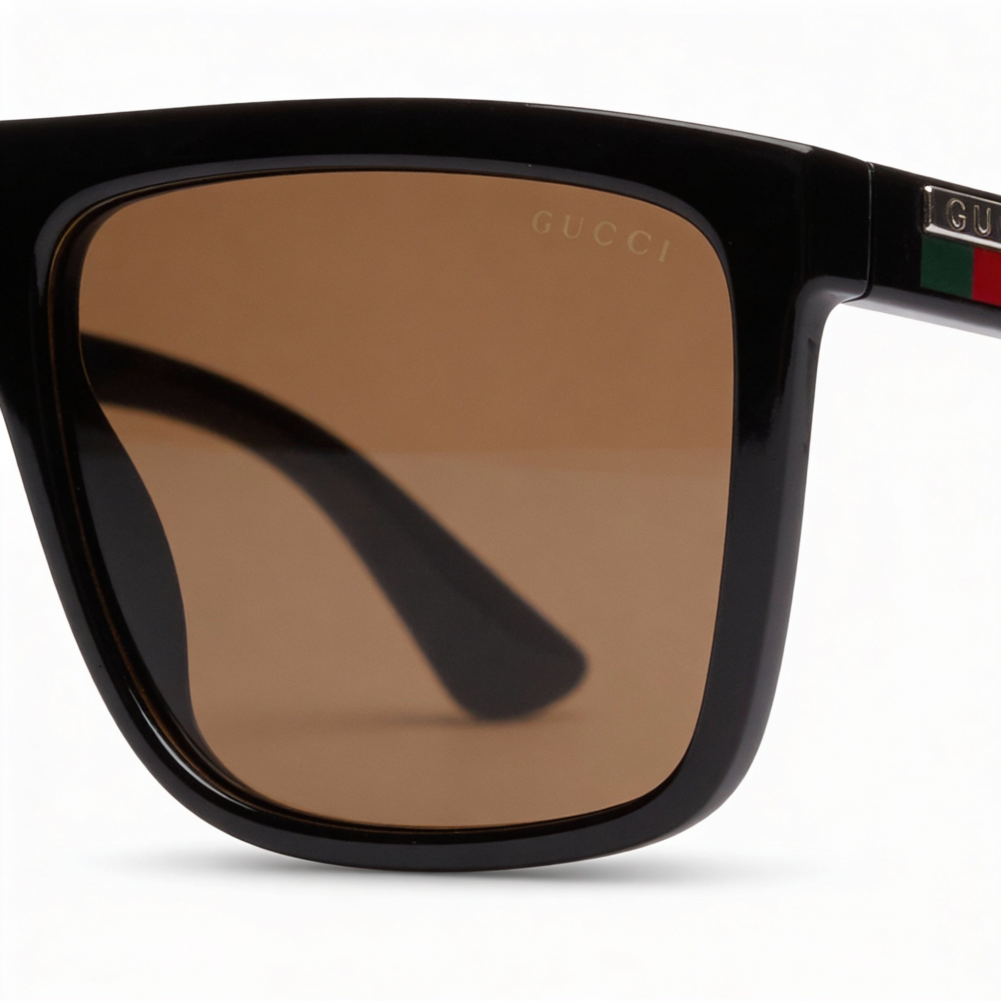 Gucci Gucci Logo GG0748S Women's Black-brown Injected Plastic UV Protection Sunglasses 59mm, Photo 2