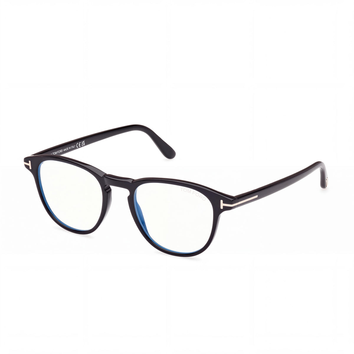 Tom Ford Ft5899-b Men's Black Square Plastic Frame Clear Lens Eyeglasses 48-19-145mm, Photo 1