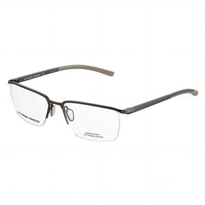 Under Armour Ua 5002/G Men's Brown Metal Frame Eyeglasses 57mm