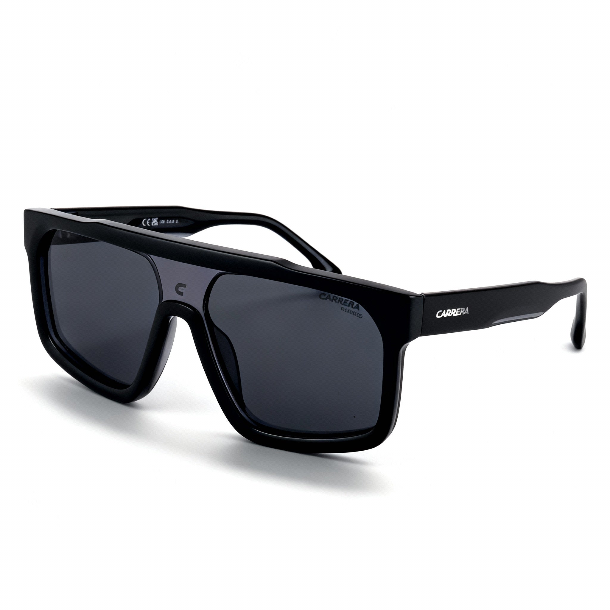 Carrera 1061/S Unisex Black Grey Acetate Frame with Grey Polarized Lenses Sunglasses 59-16-145, Photo 1