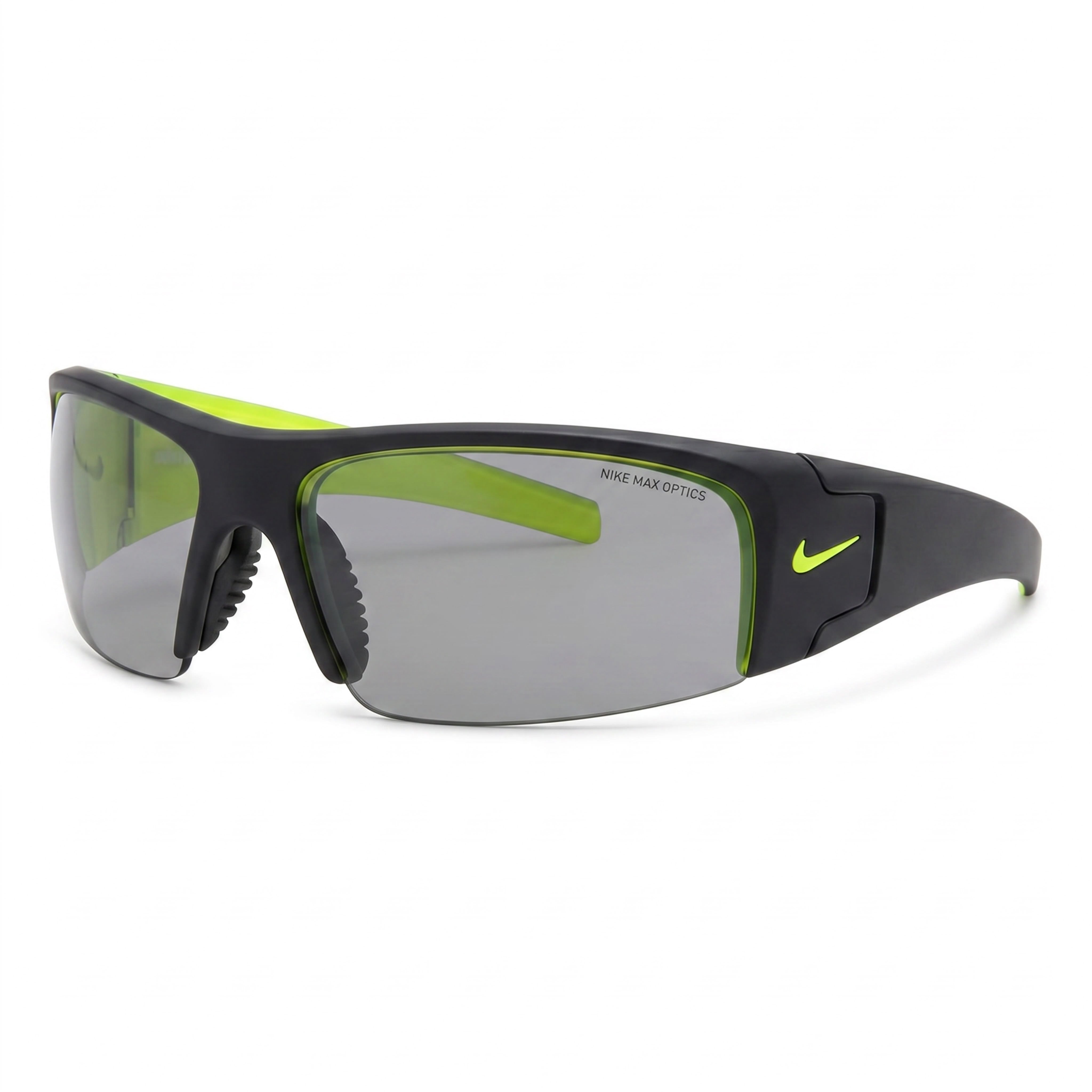 Nike Wayfarers Unisex Black Plastic Frame Volt Plastic Lenses 100% UV Protection Non-Polarized Sunglasses, Photo 1