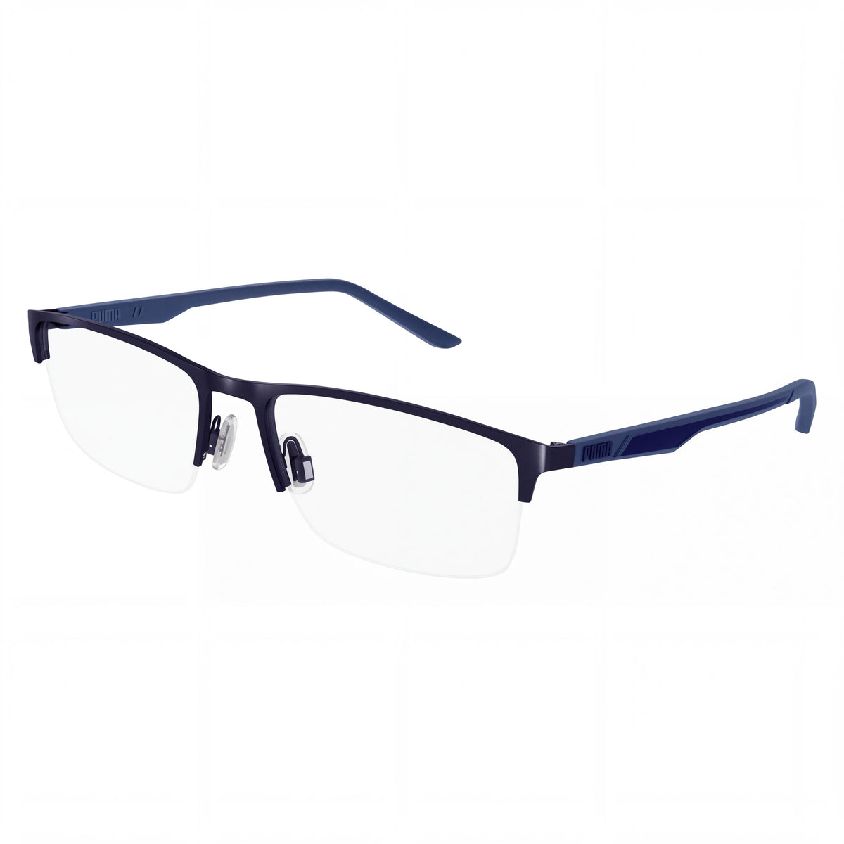 Gafas PUMA 0373o-002 Unisex Clásicas de Acetato Transparente Azul 58mm, Photo 1