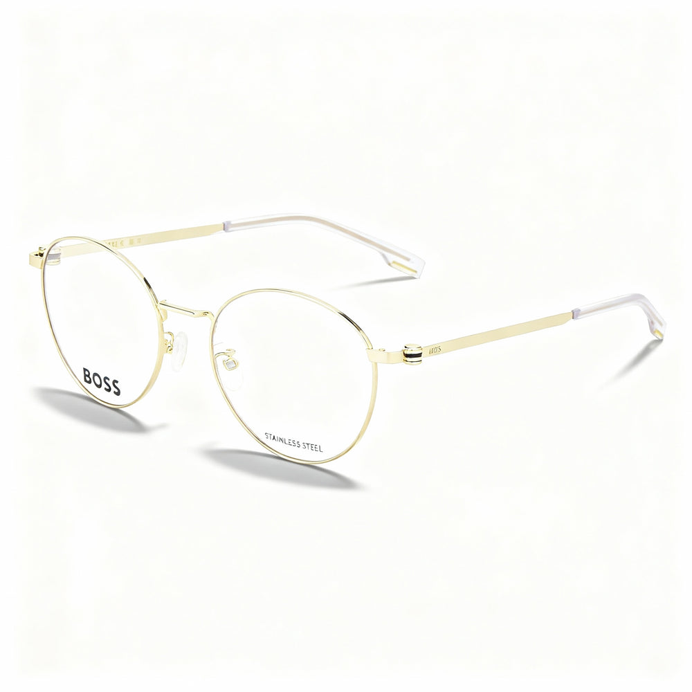 Hugo Boss Boss 1539/f Men's Modern Gold Alloy Steel Frame Non-Polarized UV Polycarbonate Sunglasses 52mm