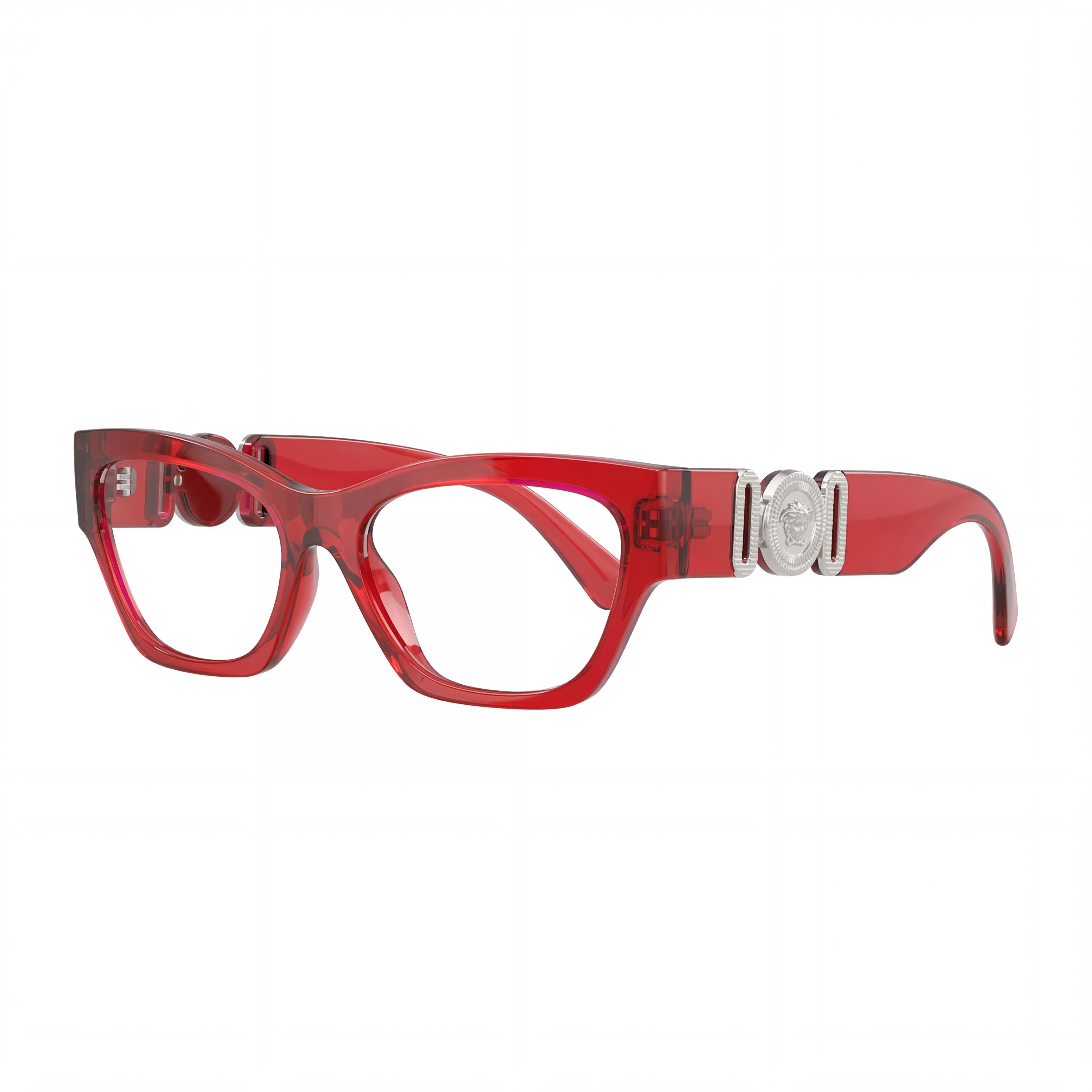 Gafas Inyectadas Transparentes Rojas para Mujer Versace Ve 3367 U 52mm, Photo 1