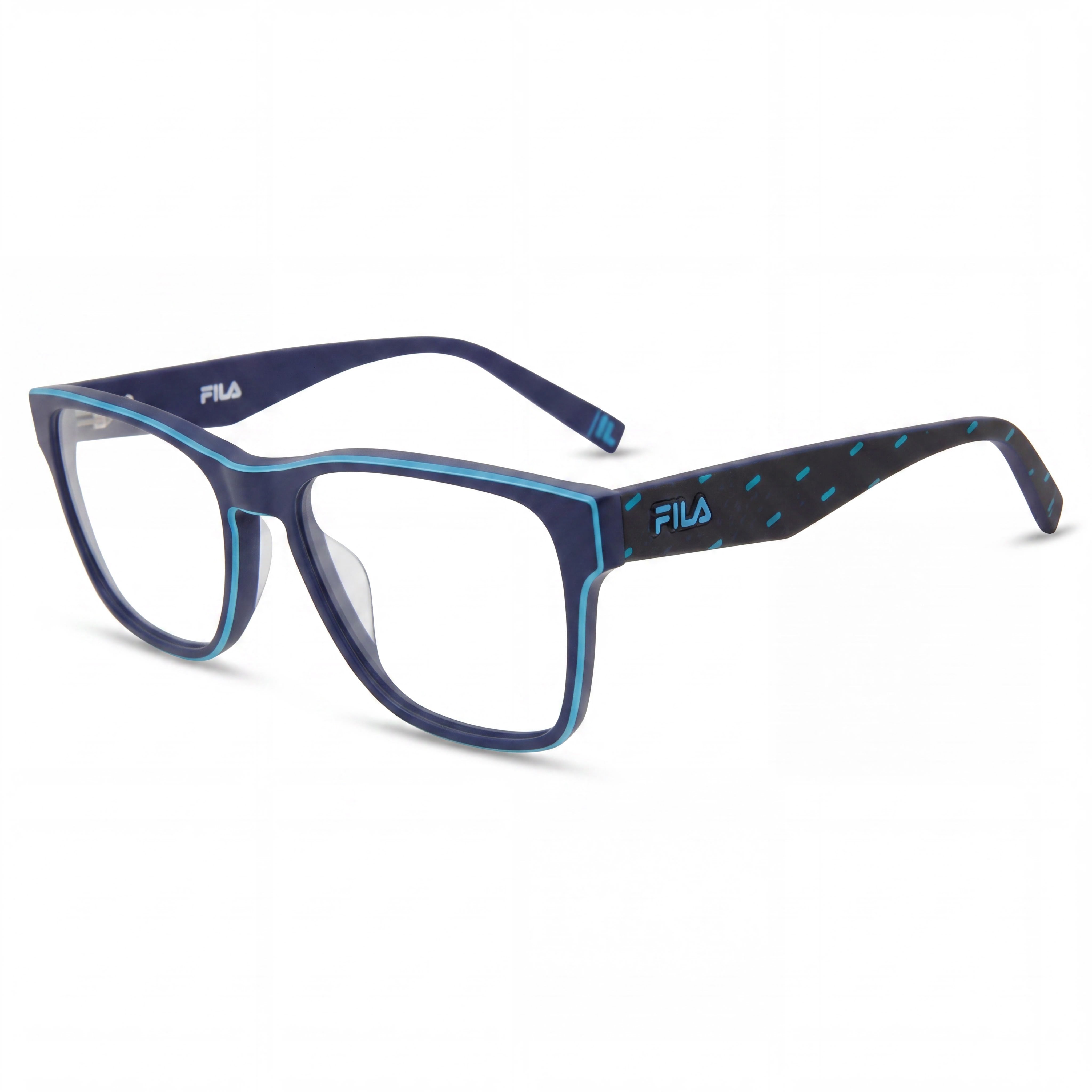 Gafas graduadas Fila Vfi115 para hombre con montura de acetato y metal y lentes no polarizadas de 54 mm, Photo 1