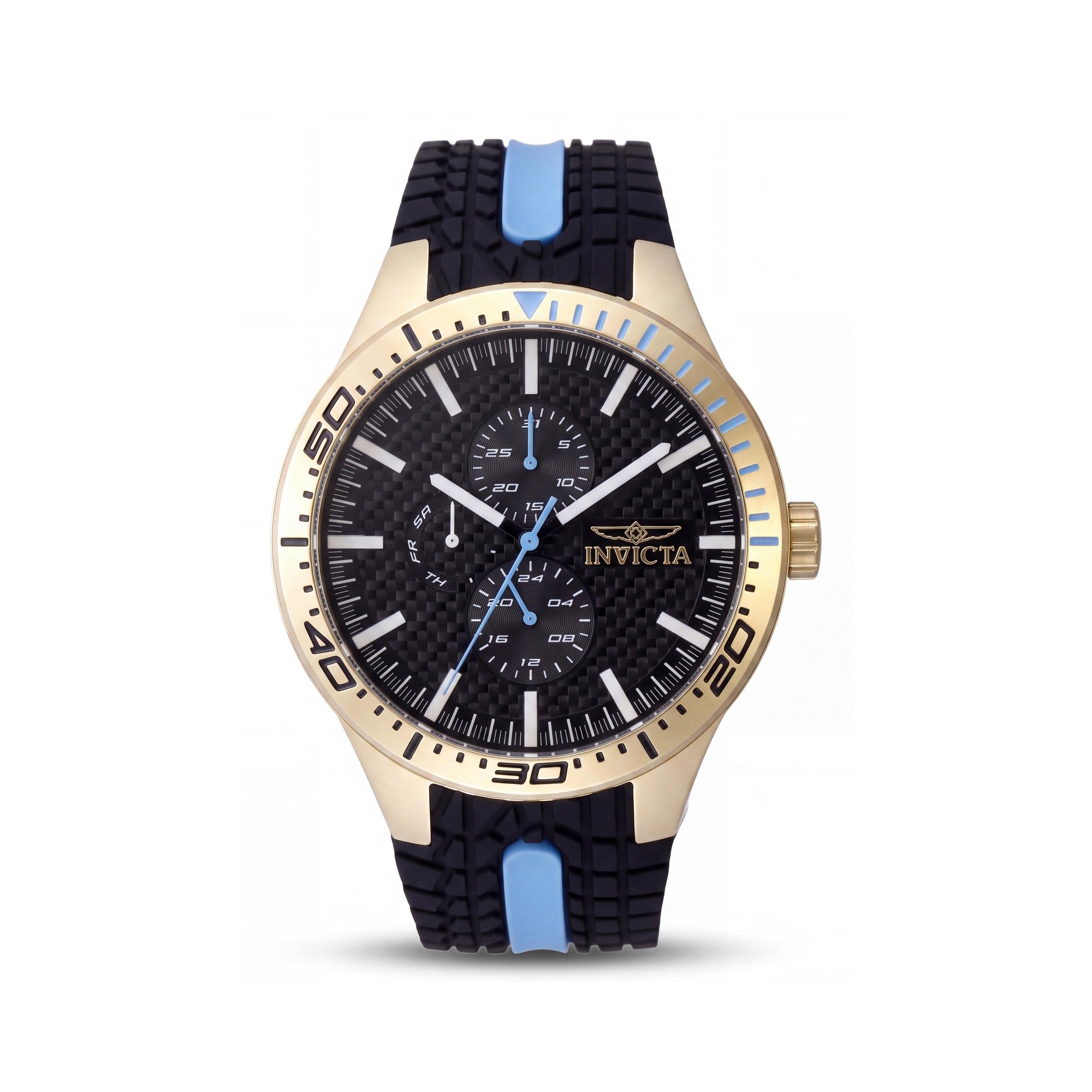 Invicta Racing 48874 Unisex Chronograph Quartz Watch, Gold Stainless Steel Case, 46mm, Photo 1