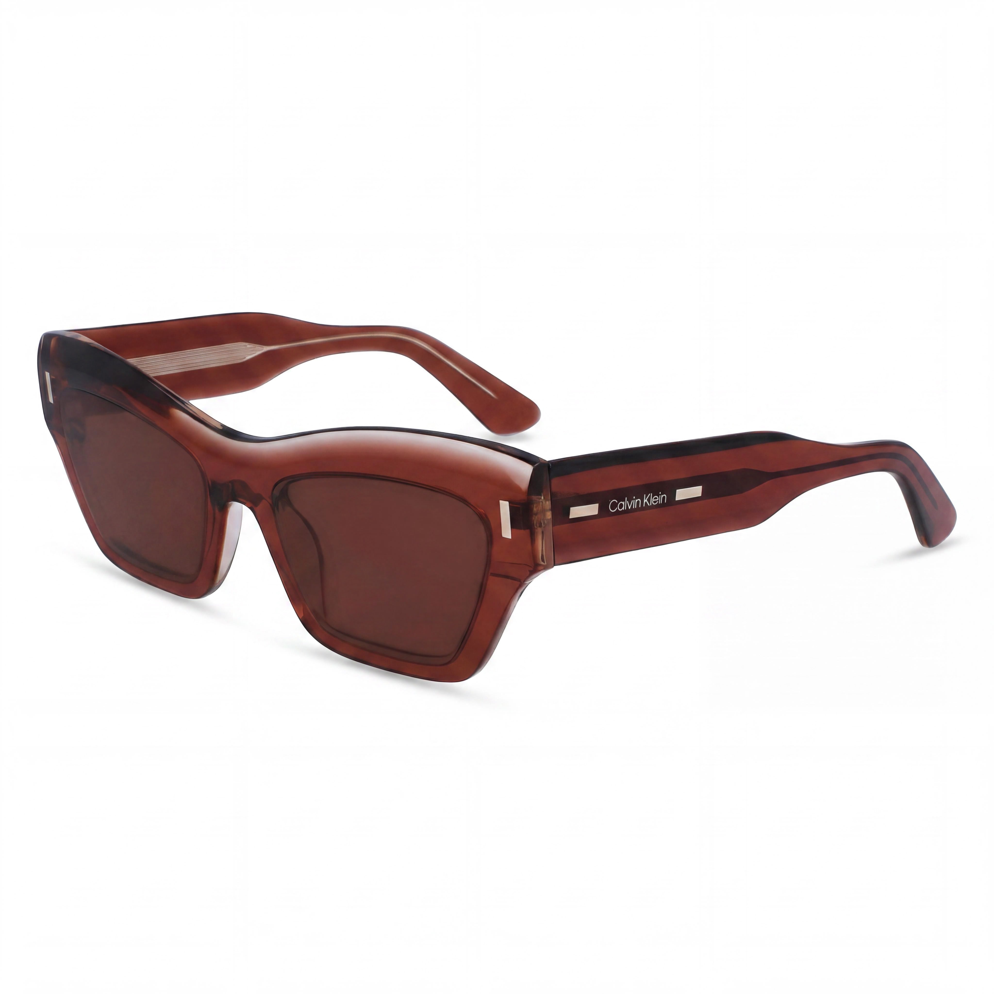 Gafas unisex Calvin Klein Ck23503s con montura de plástico rosa y lentes de policarbonato rosa, ancho de lente de 54 mm, puente de 20 mm, Photo 1