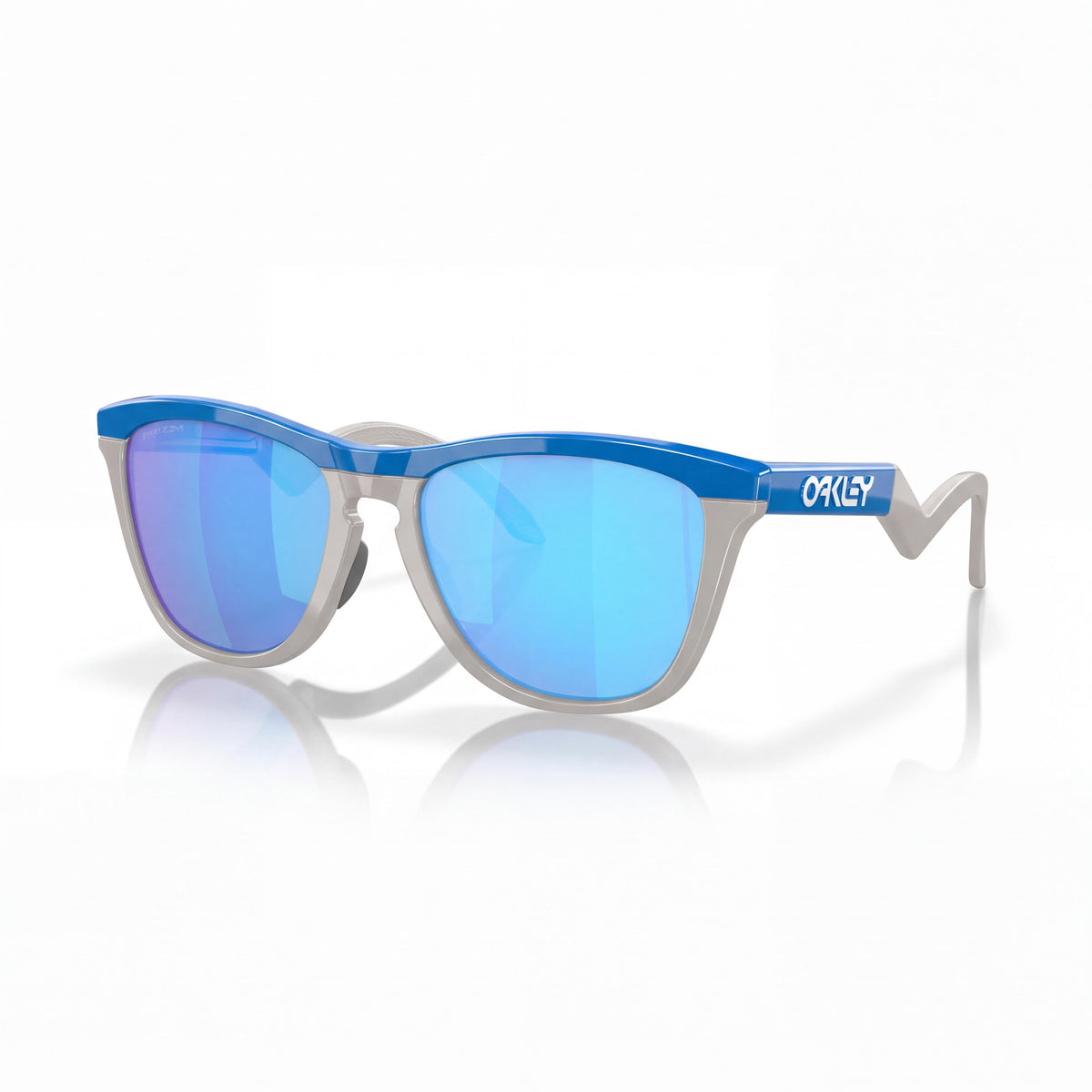 Oakley Oo9289 Gafas de sol redondas unisex Azul primario/Cool Grey Prizm Sapphire No polarizadas Protección UV 100% 55mm, Photo 1