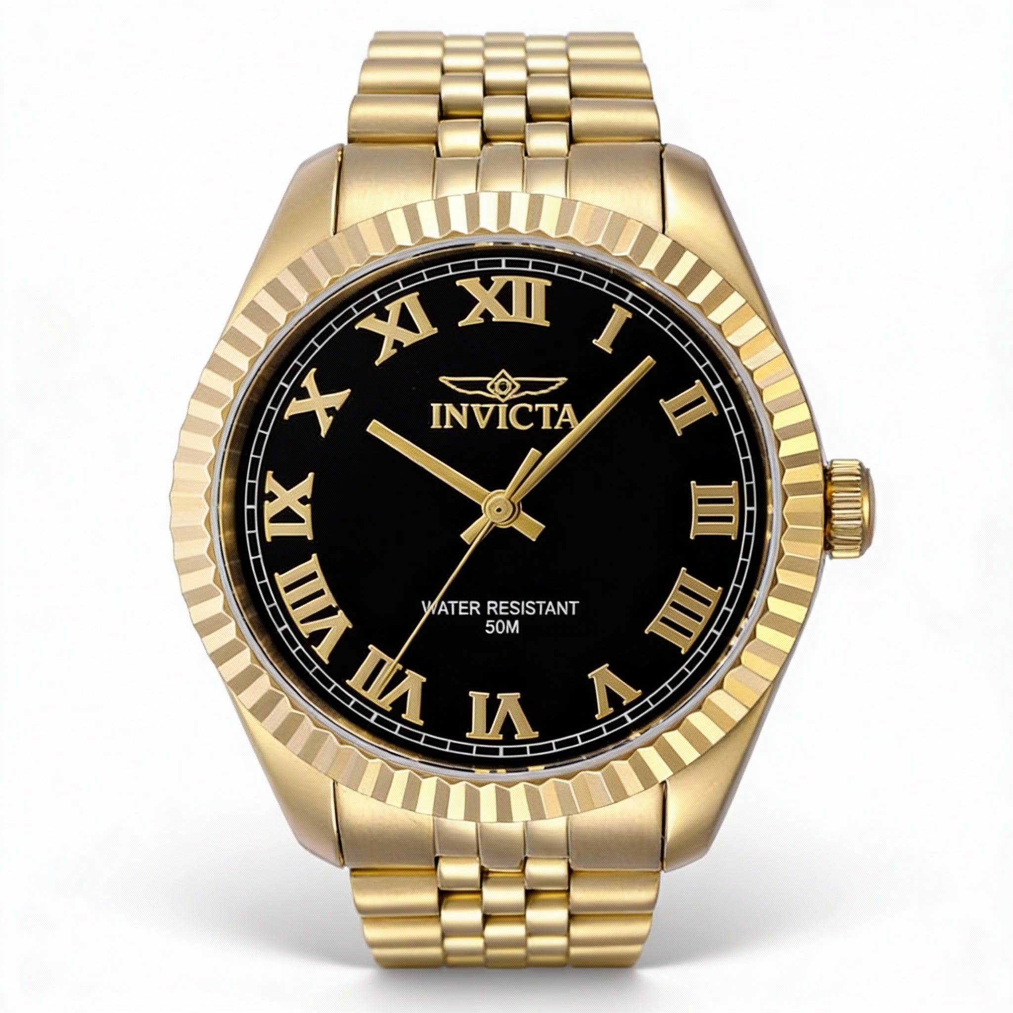 Reloj Invicta Specialty 47417 para mujer, con pulsera de acero inoxidable, esfera negra, cuarzo electrónico, 36 mm, resistente al agua., Photo 1