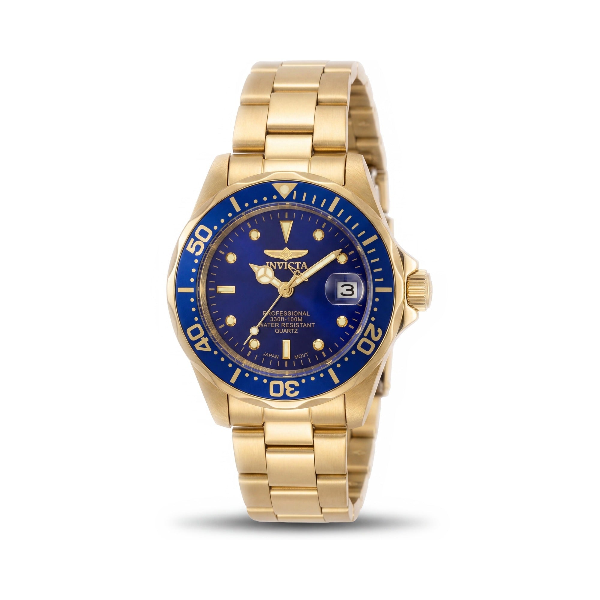 Invicta Pro Diver 8944 Reloj Azul/Oro para Mujer, 24.5mm, Photo 1