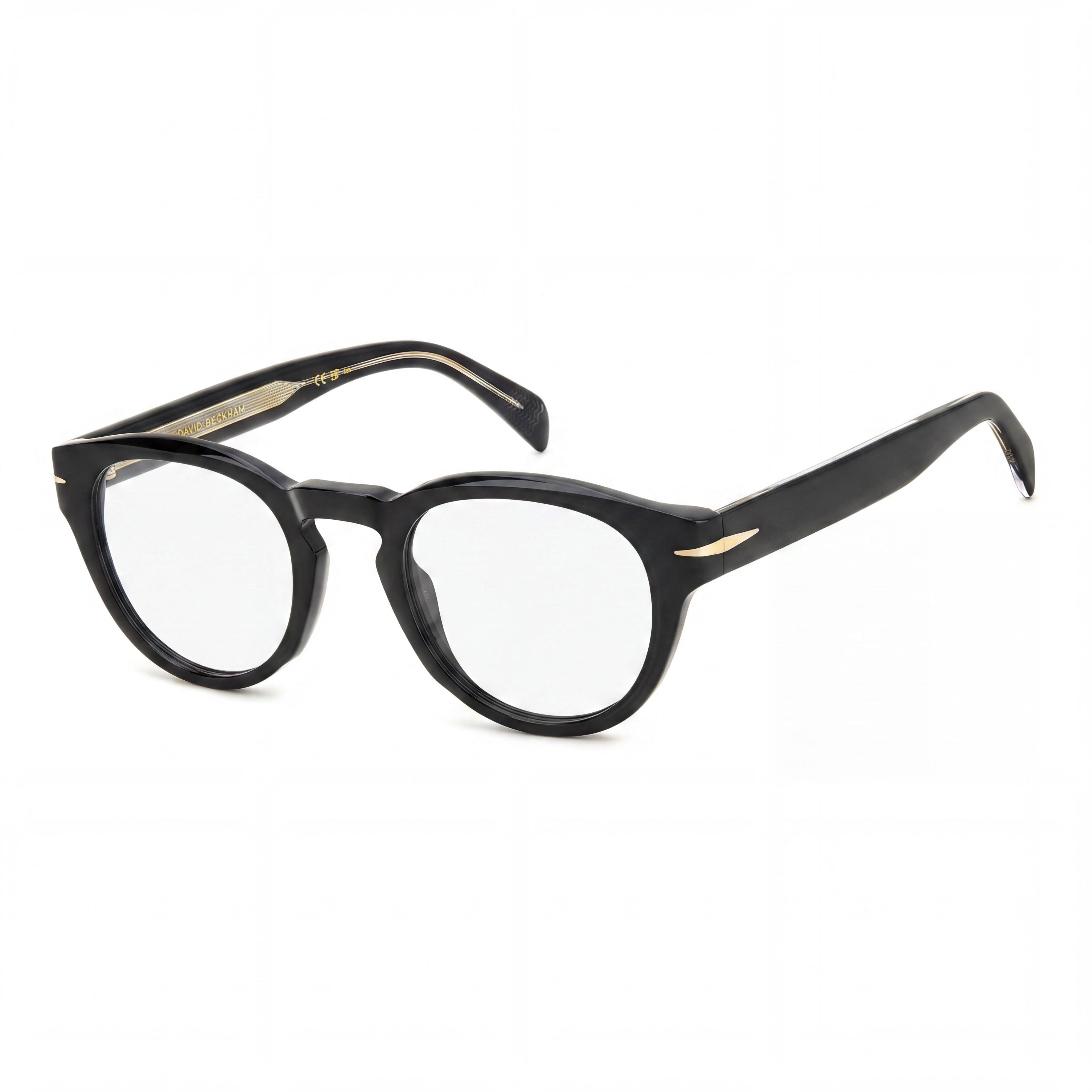 David Beckham Modern Men's Black Acetate Non-Polarized Sunglasses 48mm, Photo 1