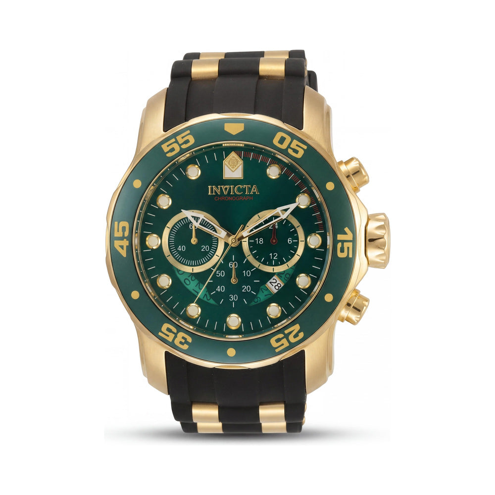 Reloj Invicta Pro Diver SCUBA 6984 para hombre, de 48 mm, de acero inoxidable, con esfera verde y cronógrafo resistente al agua.