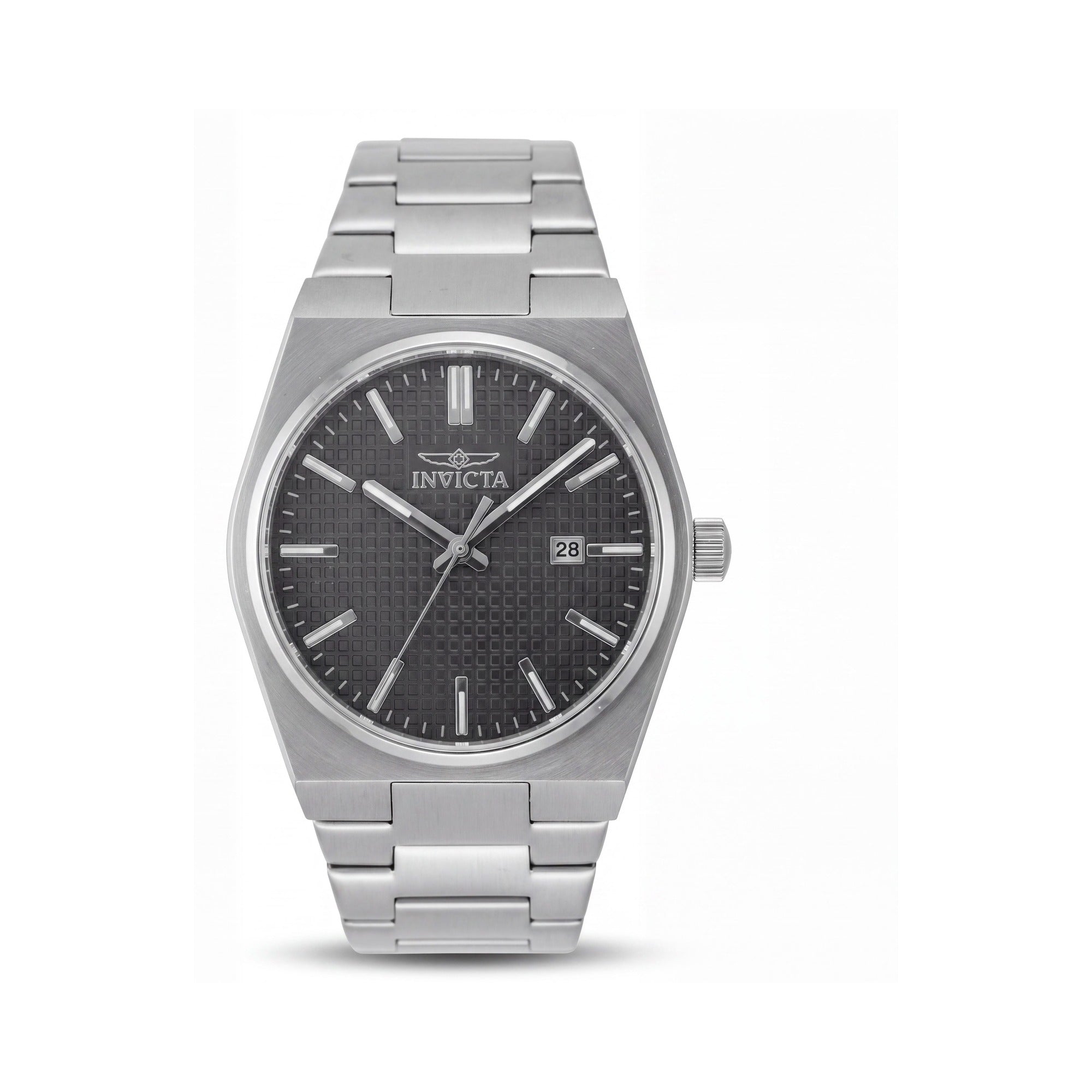 Invicta Speedway 48391 Unisex Silver Stainless Steel Case Grey Dial Quartz 5 Bar Water Resistant Watch 40mm, Photo 1