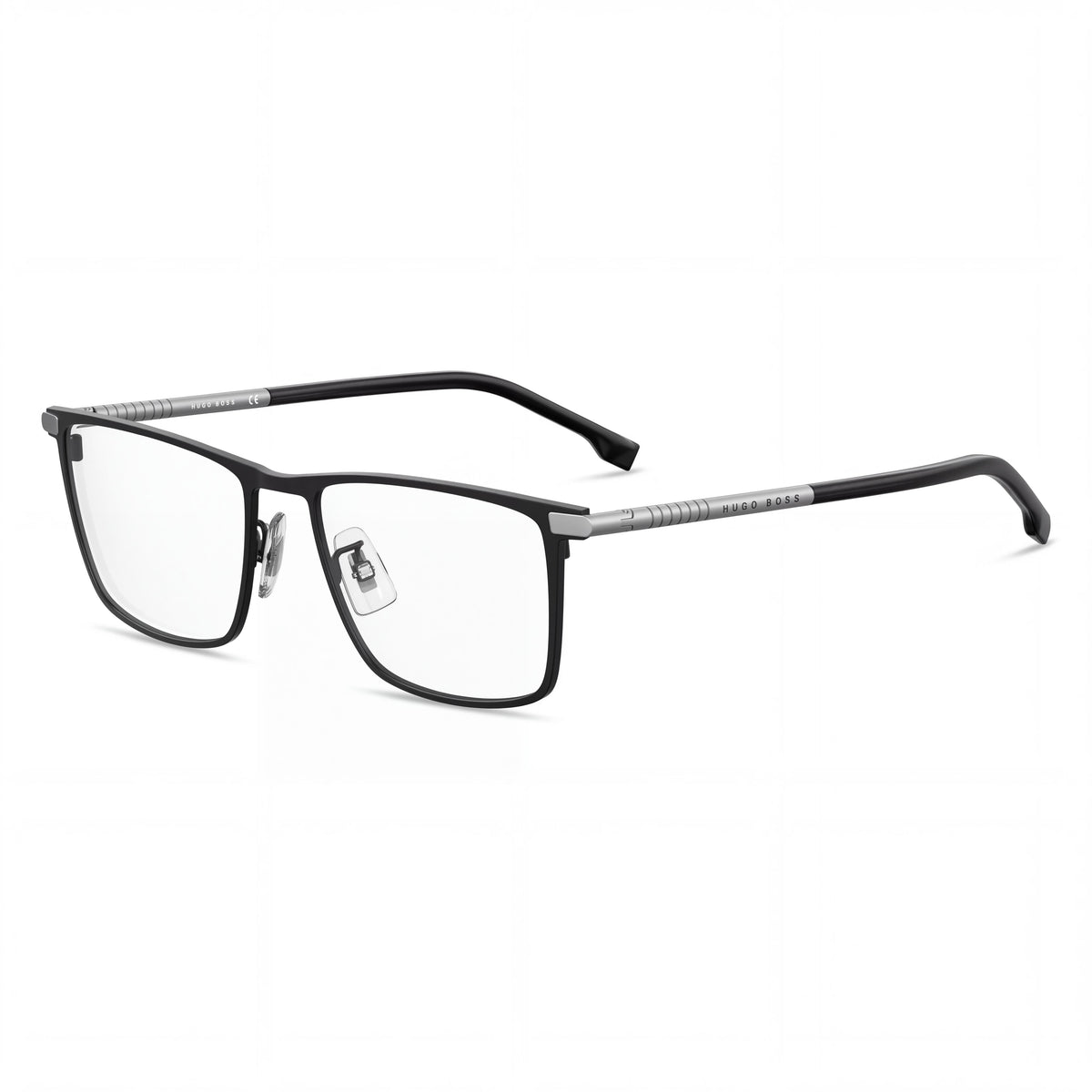 Hugo Boss BOSS 1226/F Unisex Eyewear with Matte Black Titanium Frame, Polycarbonate Lenses, 56mm Lens Width, Photo 1