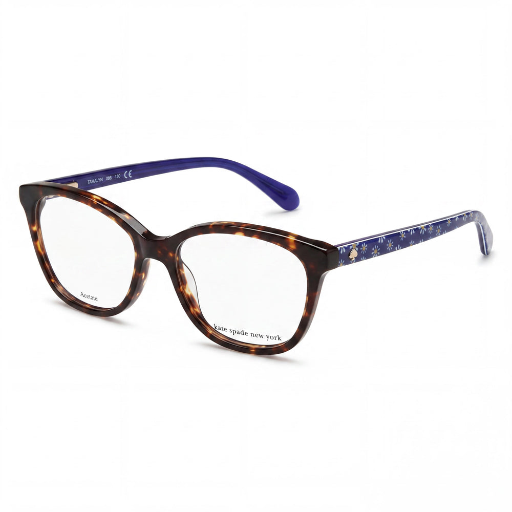 Gafas de sol Kate Spade New York Modern para mujer con montura de acetato color Habana y lentes de 46 mm de ancho