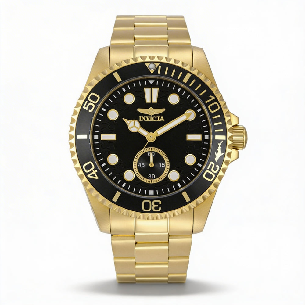 Invicta Pro Diver 49429 Men's 43mm Stainless Steel Black Dial Quartz Watch
