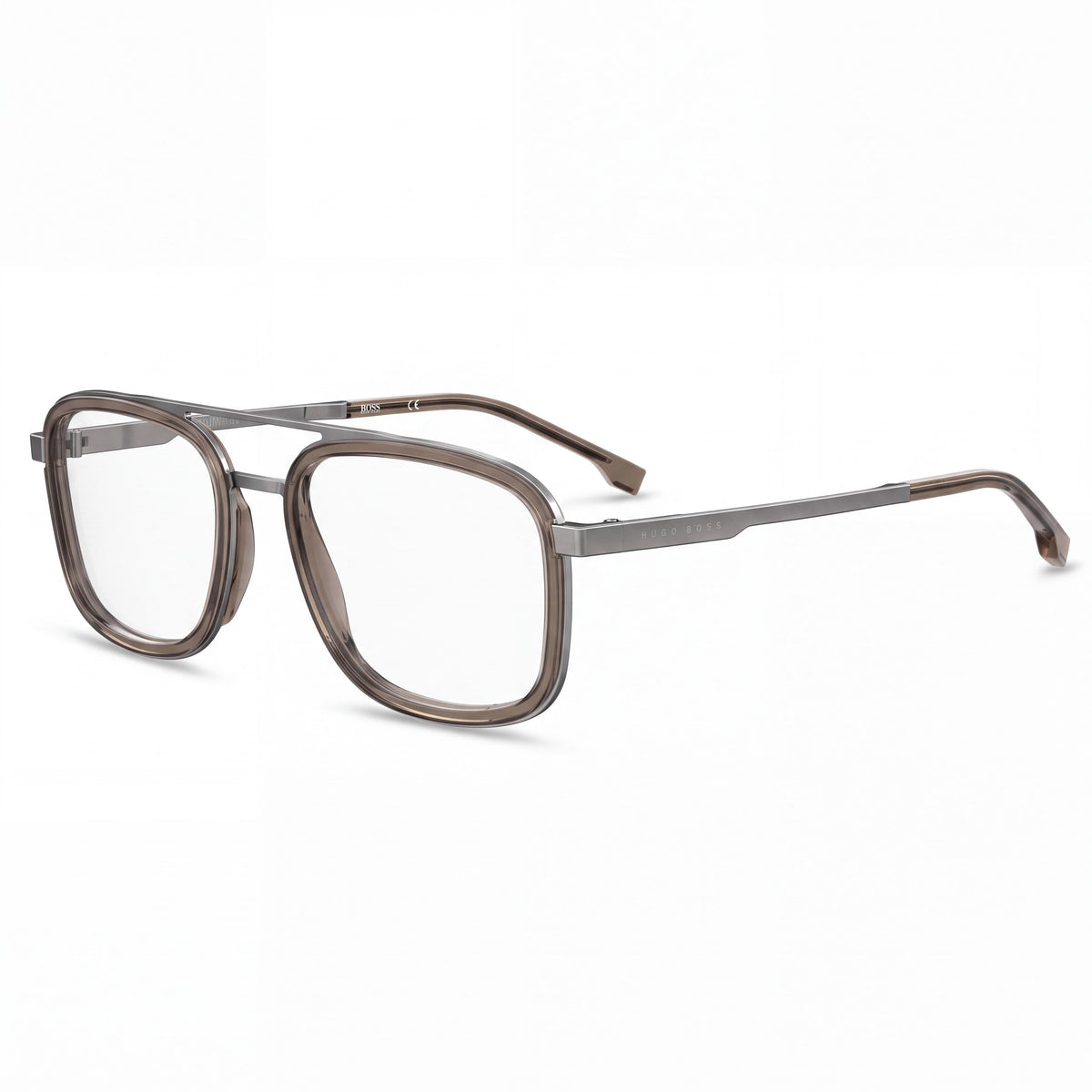 BOSS Audio Systems BOSS 1255 Men's Metal Ruthenium Brown Non 54mm Eyeglasses, Photo 1