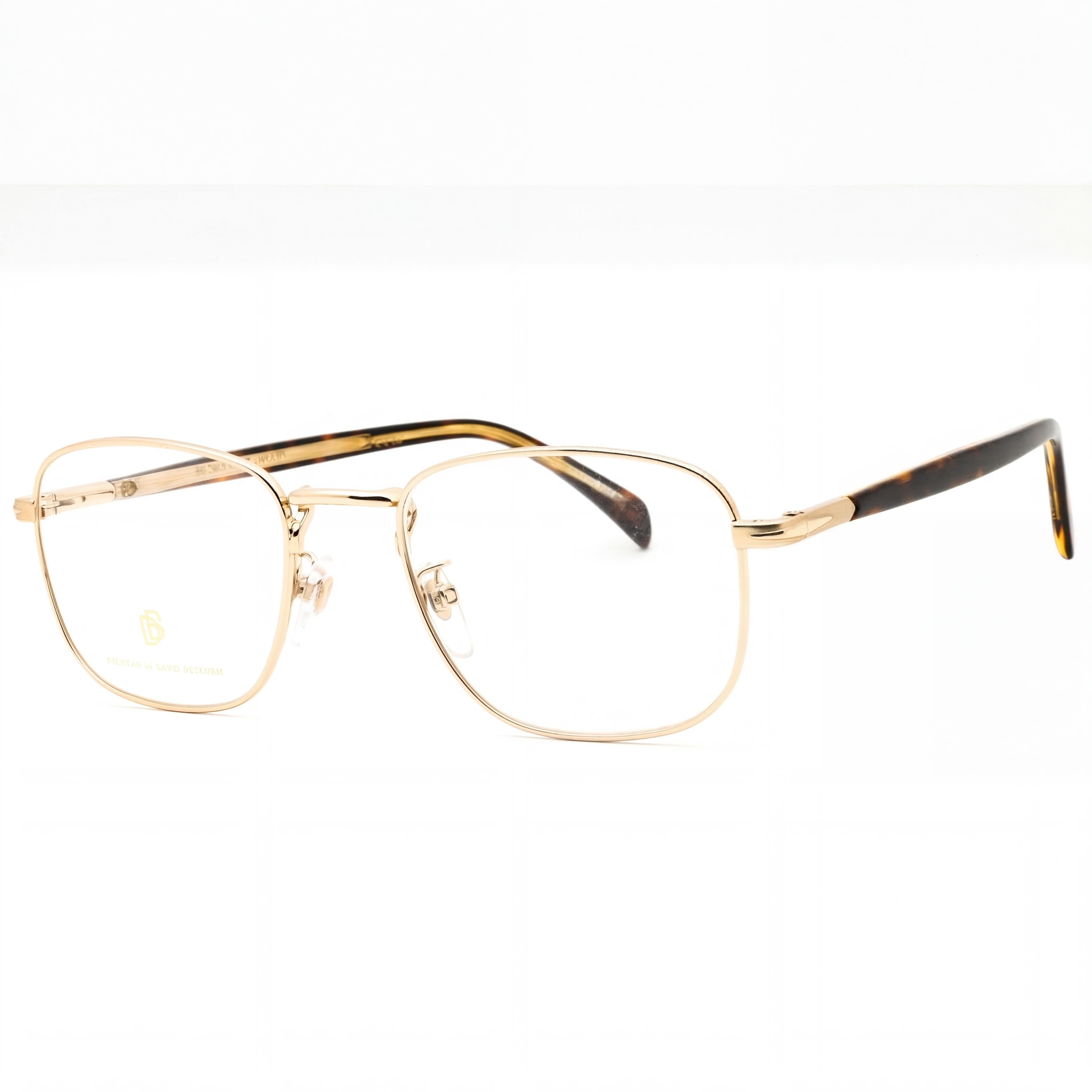 David Beckham Db 1138 Men's Metal Frame Eyewear with Clear Polycarbonate Lenses 52-20-145mm, Photo 1