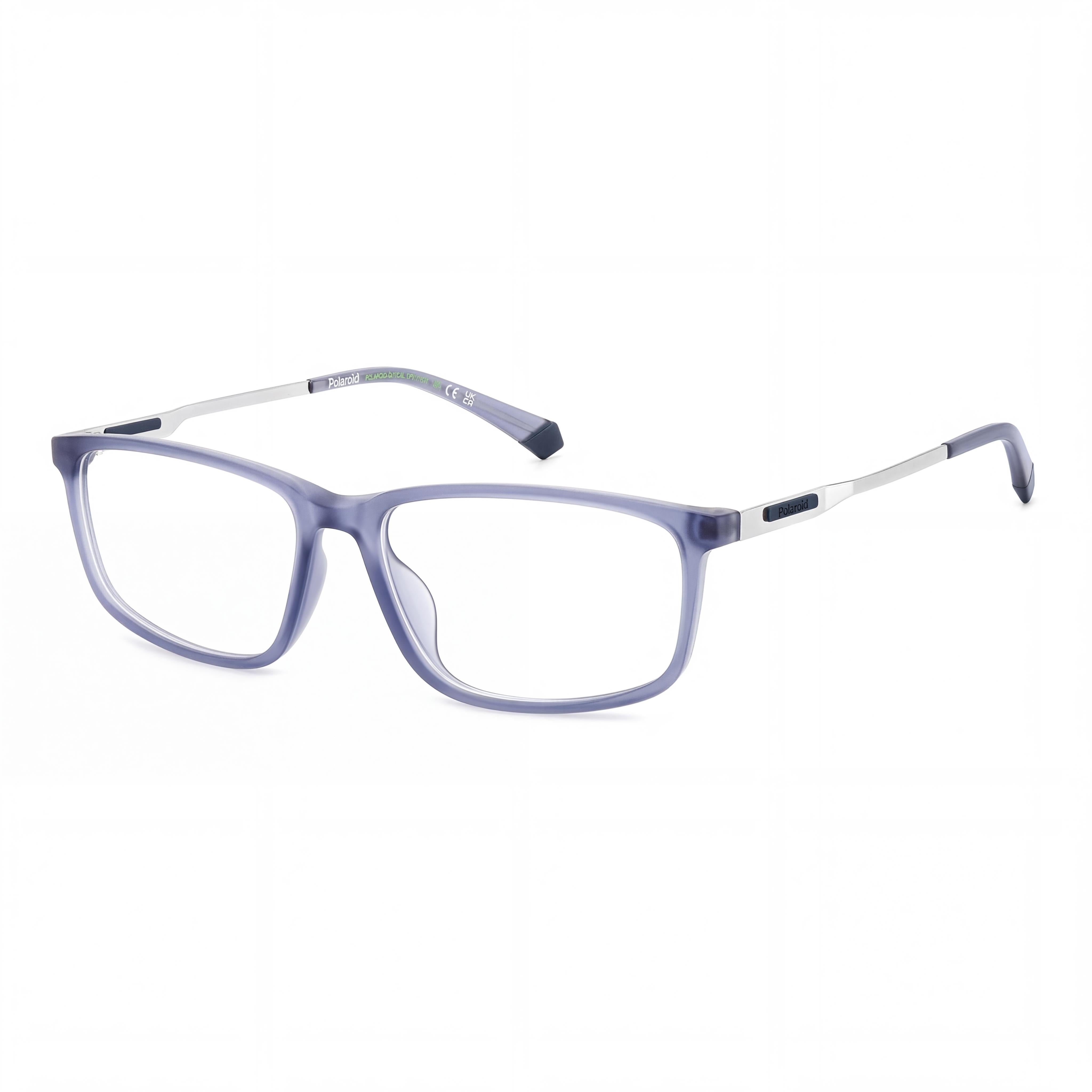 Polaroid Casual Men's Eco Polyamide Non-Polarized Sunglasses with Matte Blue Frame and Lenses 58mm, Photo 1