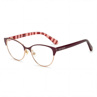 kate spade new york Emelyn Women's Burgundy Metal Polarized Sunglasses 52mm