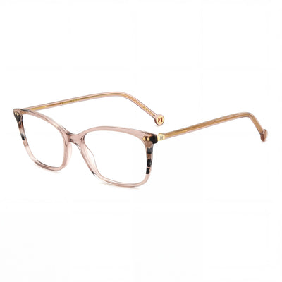 Carolina Herrera HER 0246 C Gafas de sol de acetato claro color melocotón La Habana para mujer contemporánea, ancho de lente 53 mm
