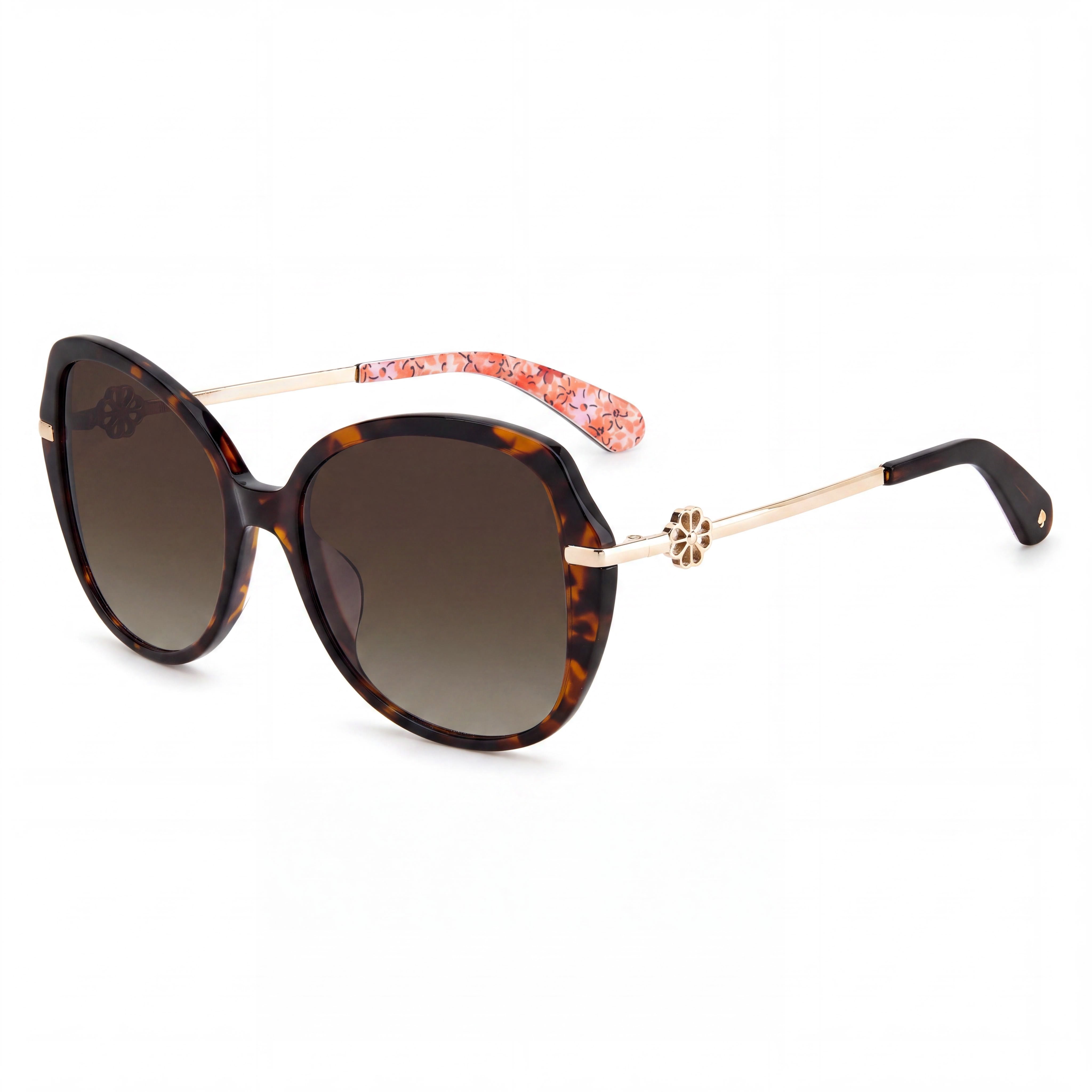 kate spade new york Taliyah/G/S Women's Havana Brown Gradient Plastic UV Protection Sunglasses 65.5mm, Photo 1