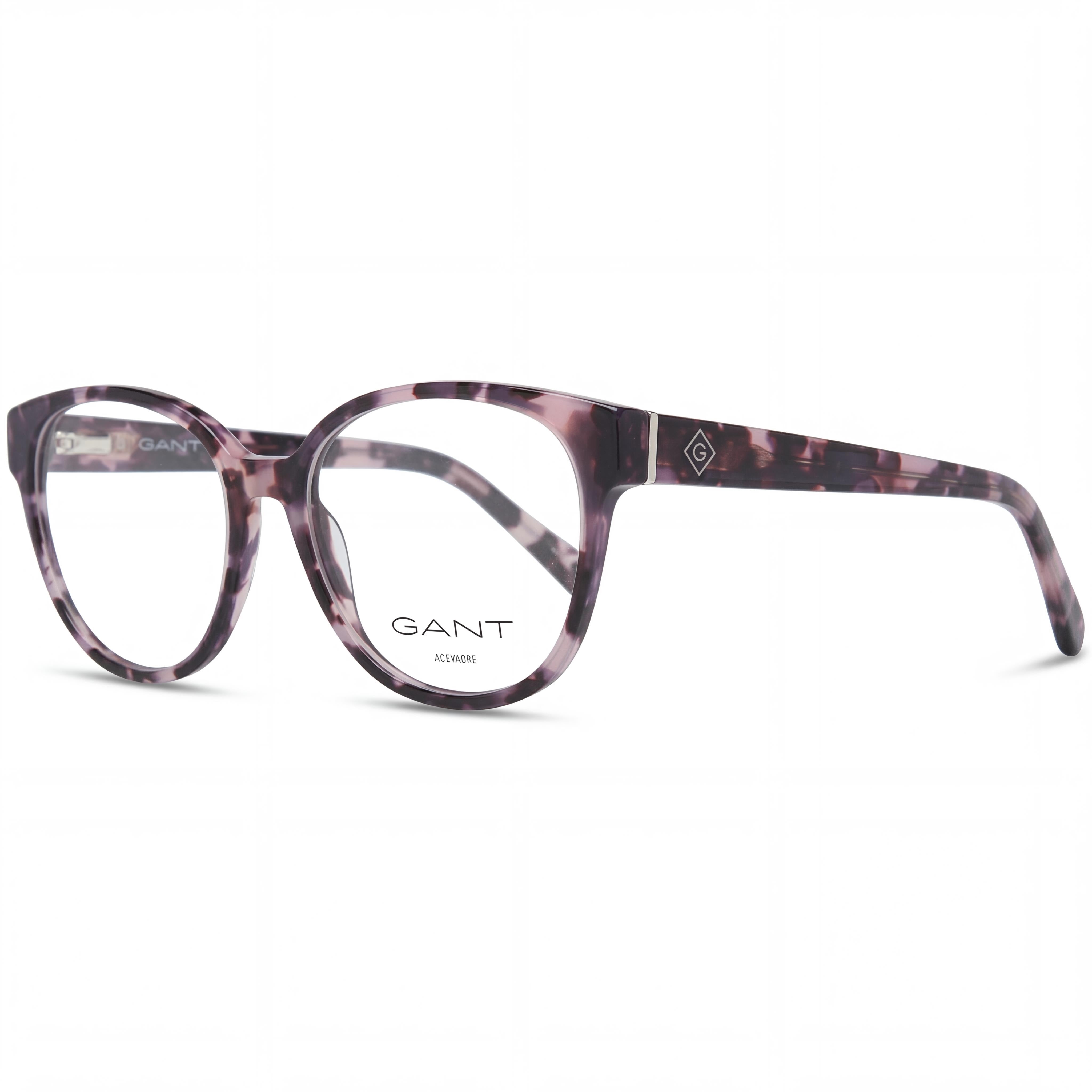 GANT Casual Women's Havana Plastic Frame Clear Lens Sunglasses, Lens Width 53mm, Bridge Width 16mm, Temple Length 140mm, Photo 1
