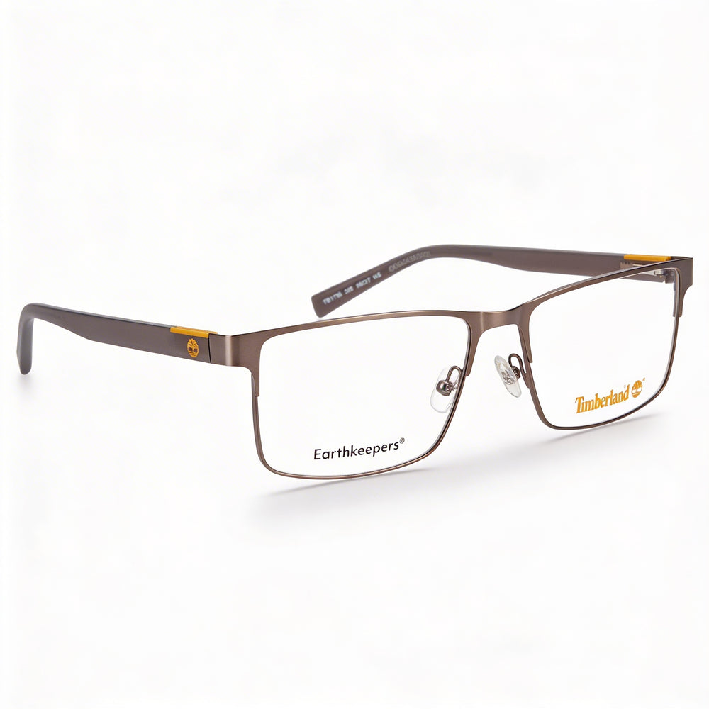 Timberland Comtemporary Men's Metal Frame Eyeglasses Matte Dark Anthracite Silver 56mm