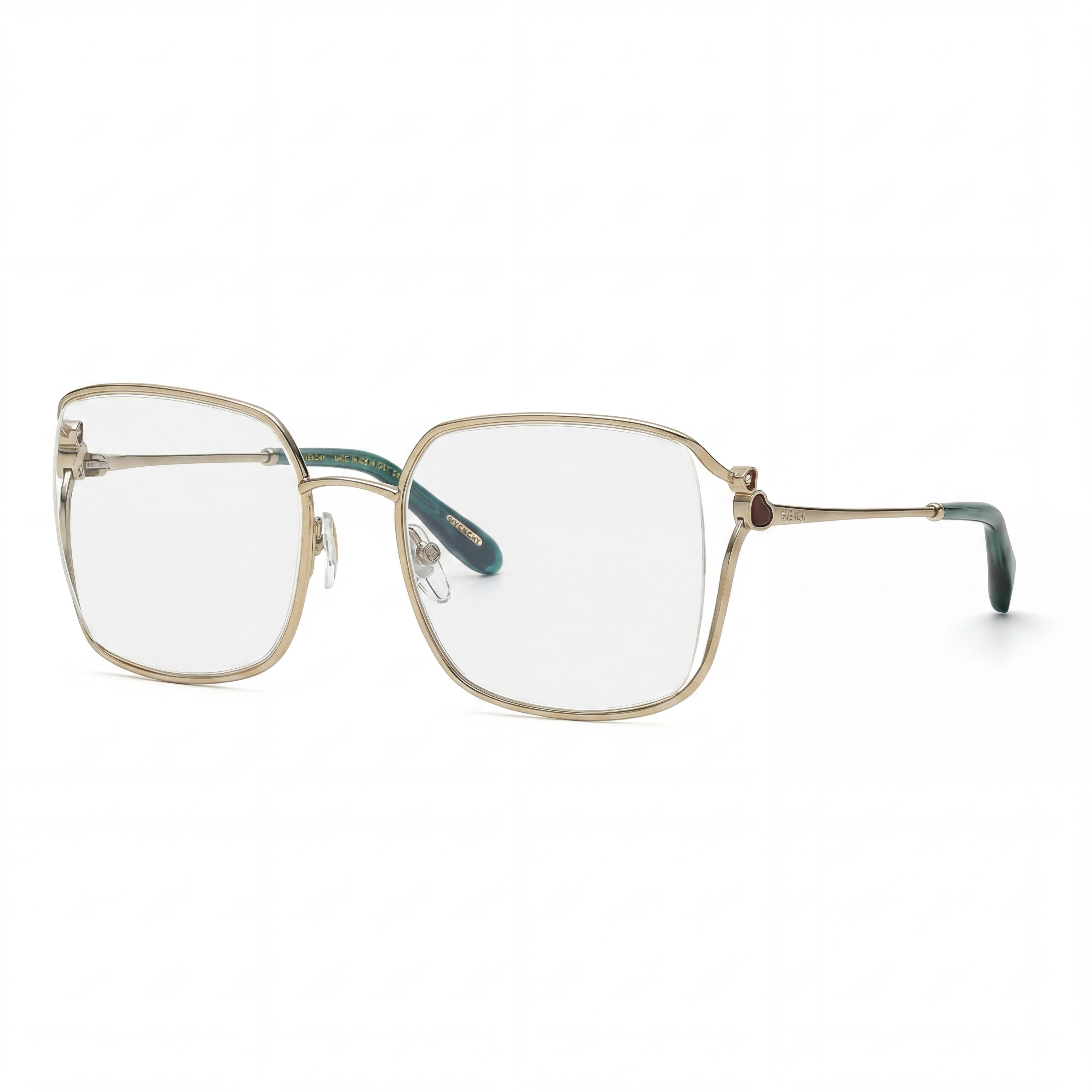 Chopard Casual Women's Metal Eyeglasses with Polycarbonate Non- Lenses, Shiny Light Gold, 53mm, Photo 1