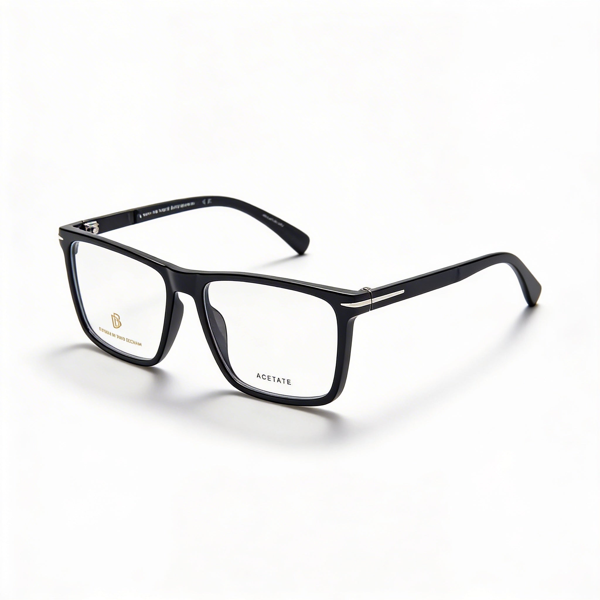 David Beckham DB 1094 Unisex Square Plastic Eyeglasses Black Matte Black 57mm, Photo 1
