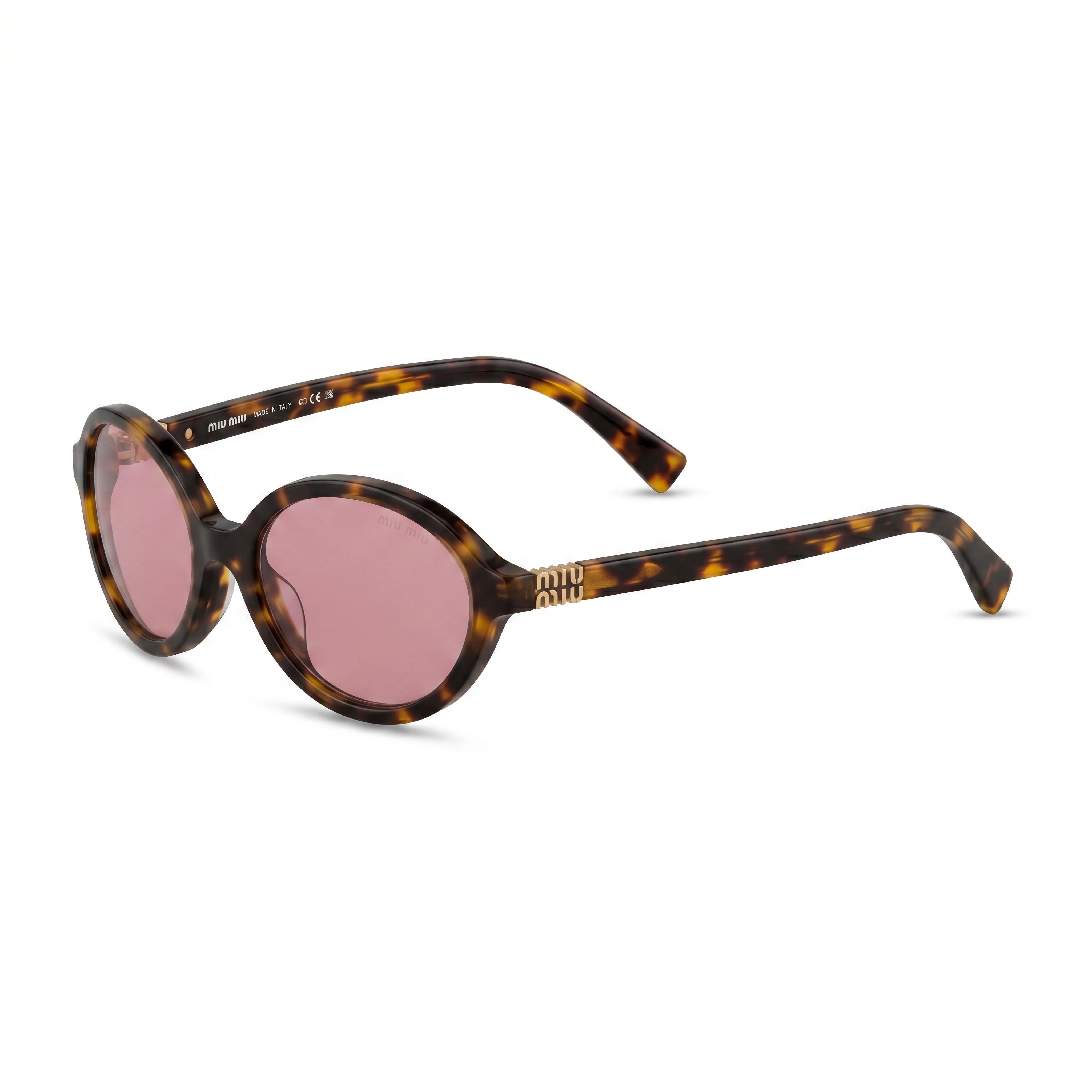Gafas de sol deportivas Miu Miu para mujer con protección UV, montura de composite multicolor y lentes negras, Photo 1