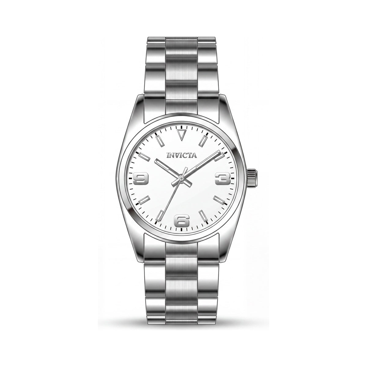 Invicta Celestial 69181 Reloj unisex de cuarzo de acero inoxidable con esfera plateada de 35 mm, Photo 1
