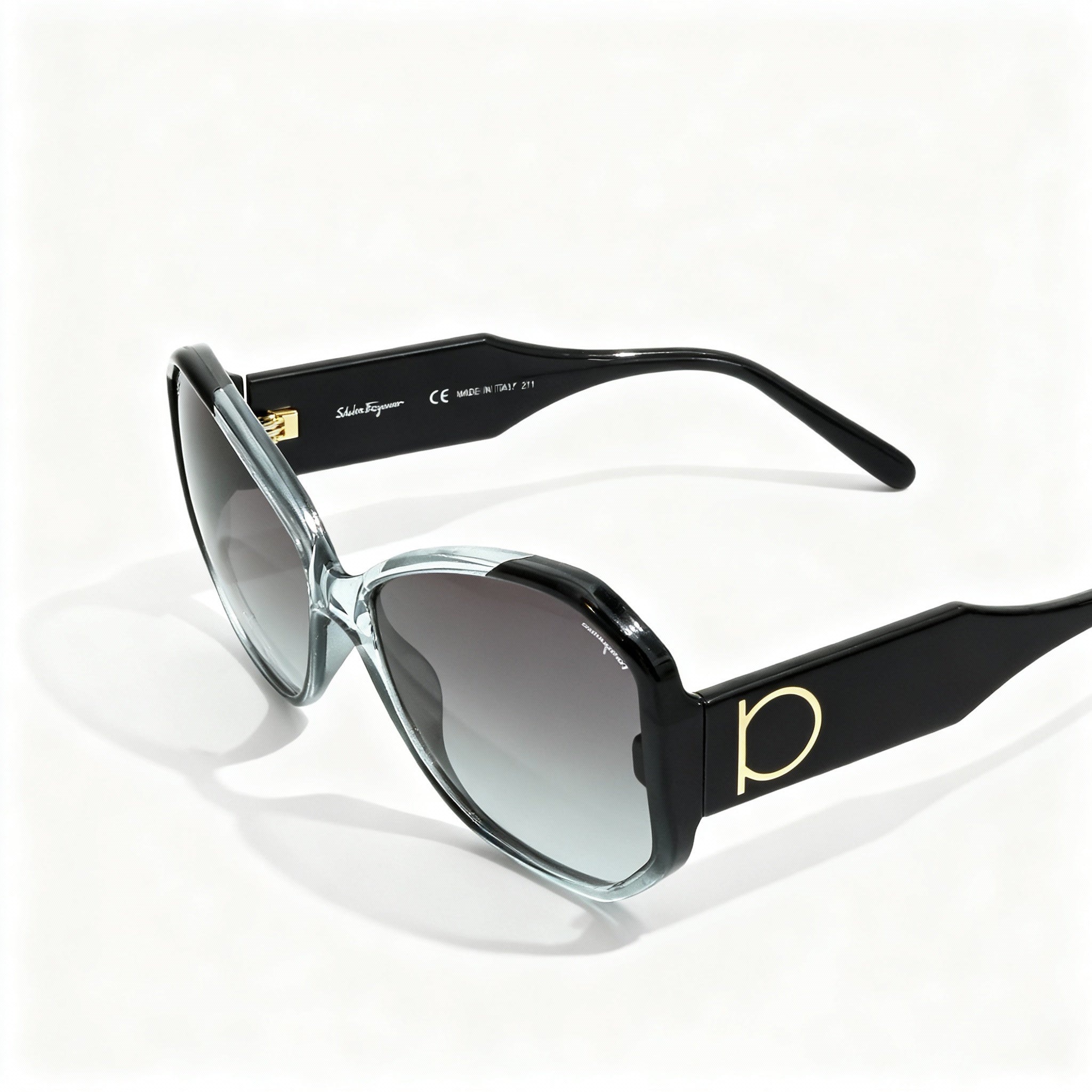 Salvatore Ferragamo SF942S Contemporary Fashion Butterfly Women's Grey Gradient Plastic Non-Polarized Sunglasses 61-17-145