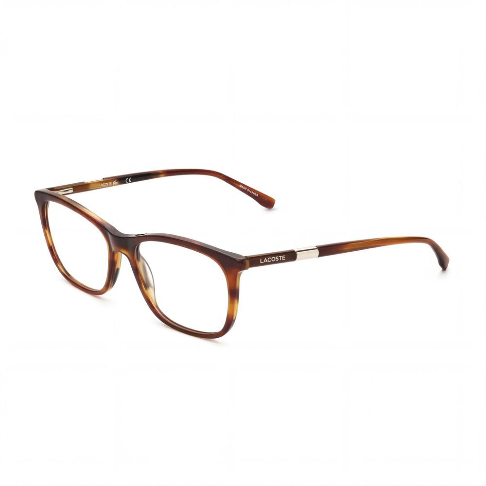 Lacoste Casual Women's Acetate Havana Optical Eyeglasses, Lens Width 57mm, Bridge 18mm, Temple 145mm