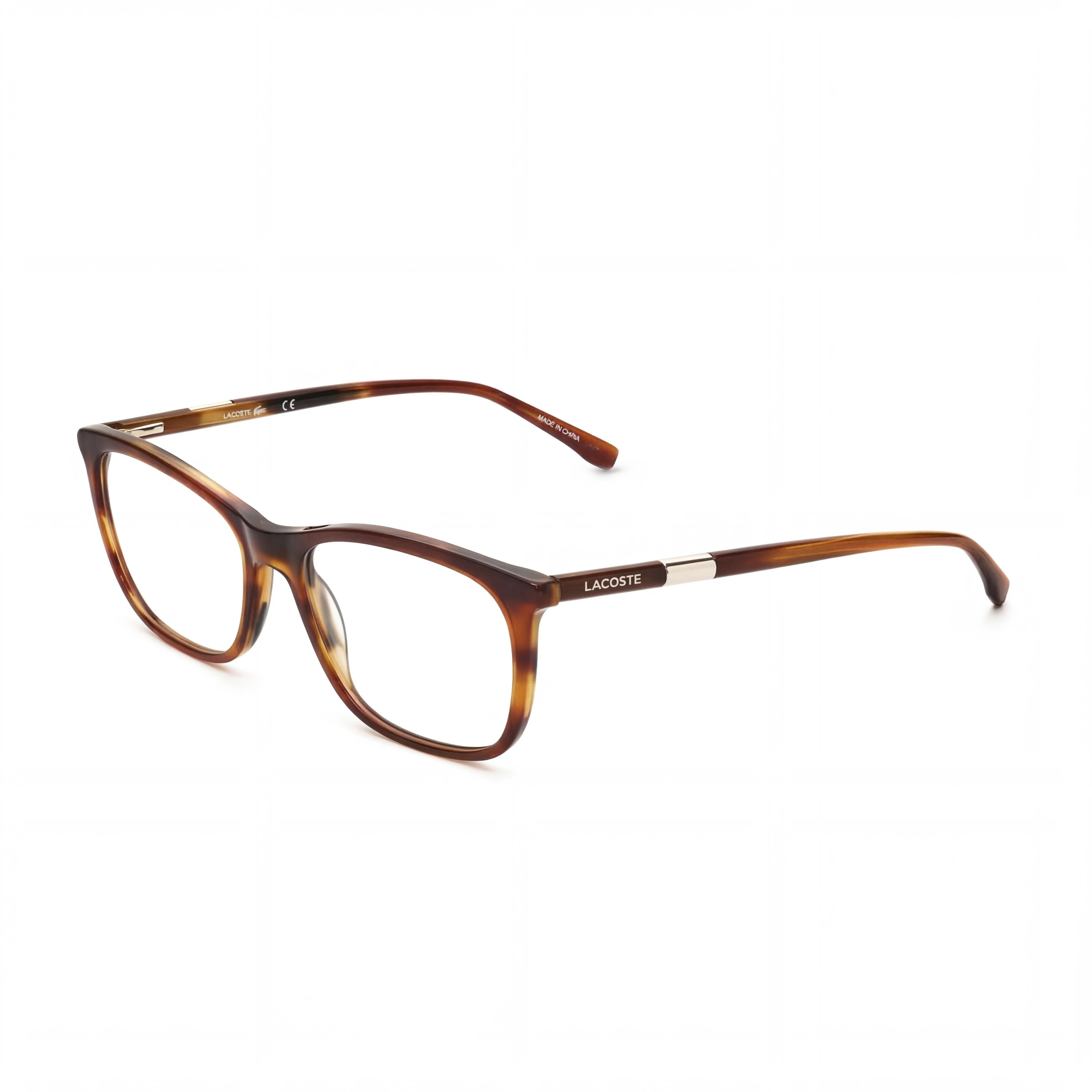 Lacoste Casual Women's Acetate Havana Optical Eyeglasses, Lens Width 57mm, Bridge 18mm, Temple 145mm, Photo 1