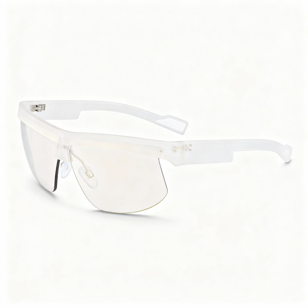 DKNY Women's Wrap Sunglass Crystal Plastic Non-Polarized UV Shield Sunglasses 4mm Bridge 140mm Temple