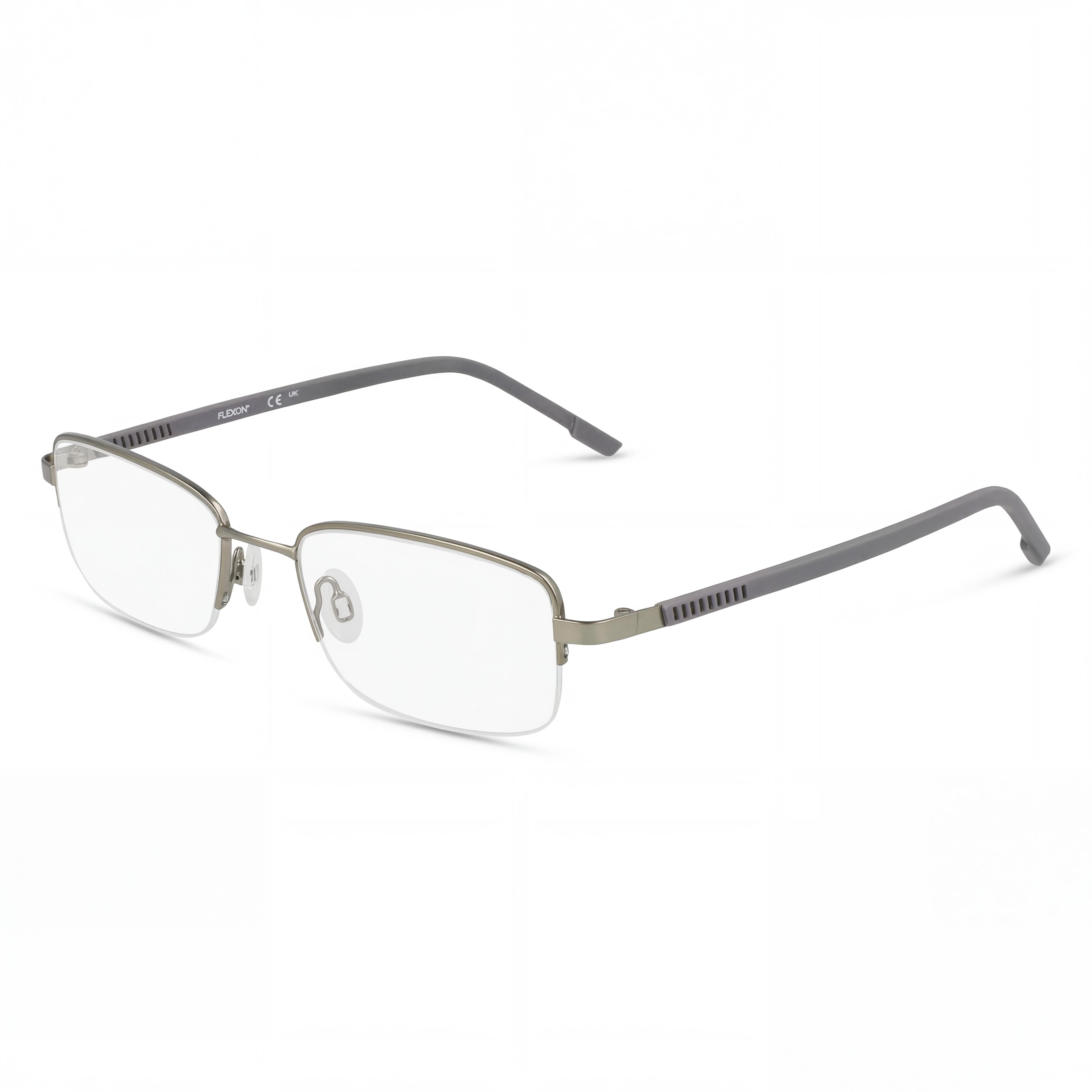 Gafas para hombre Flexon H6079 con montura de acetato satinado musgo, lentes de policarbonato, tamaño 52-19-145mm, Photo 1