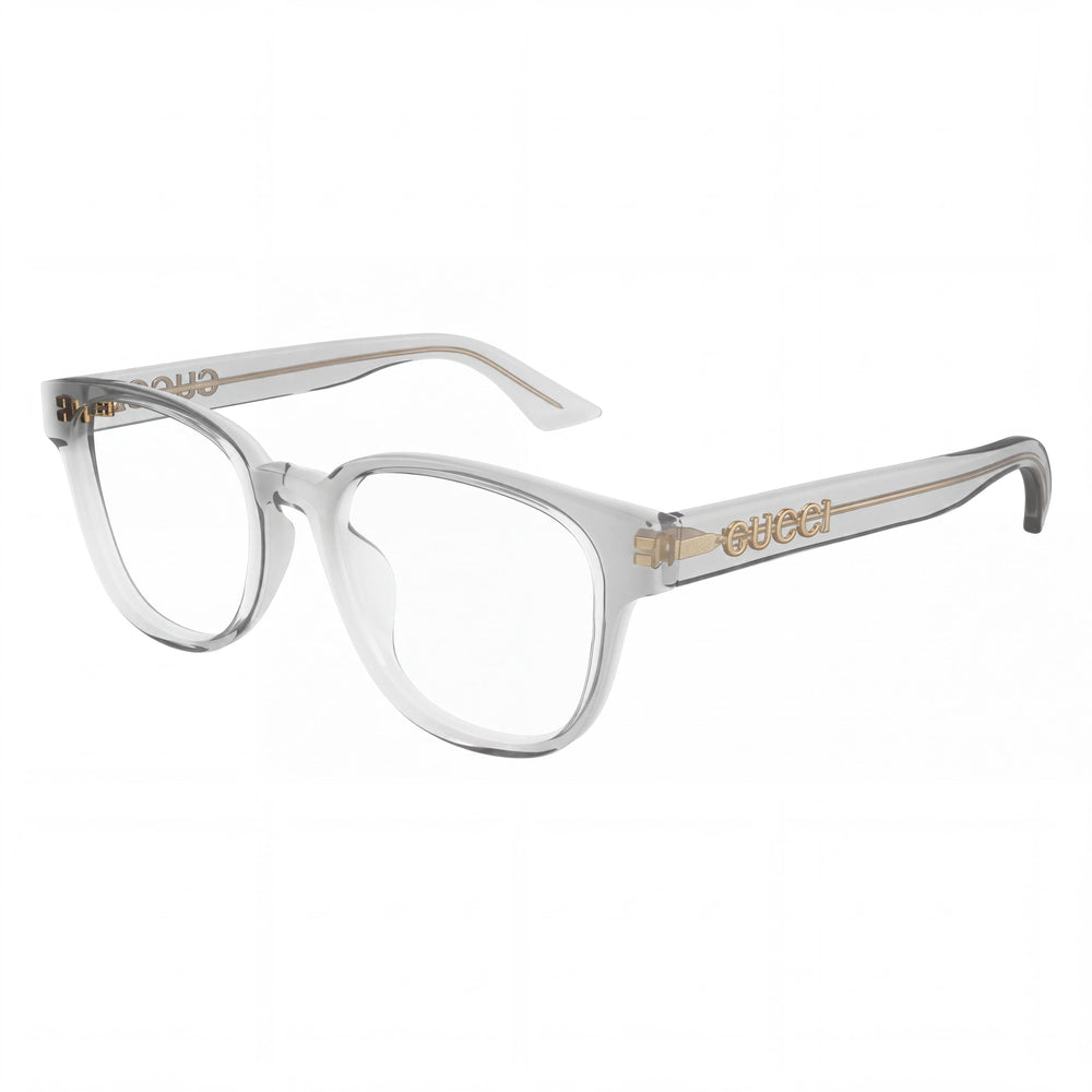 Gucci Gg1746oa-003 Men’s Grey Transparent Circular Frame Eyeglasses with Polycarbonate Lens 52-18-145