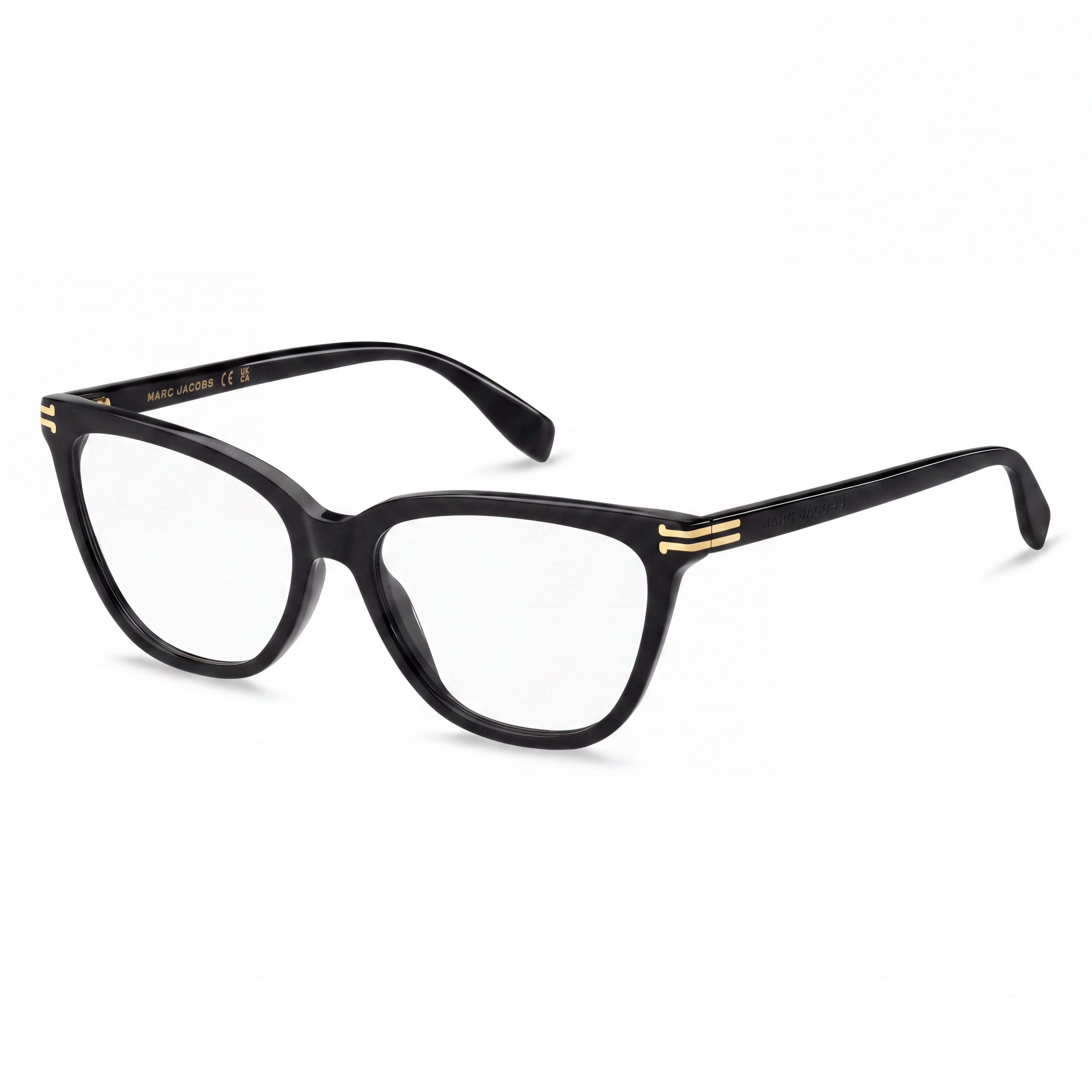 Marc Jacobs MJ 1108 Women's Black Plastic Frame Glasses with Multicolor Non-Polarized Lenses 54mm Lens Width, Photo 1