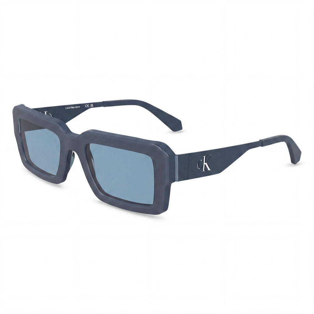 Calvin Klein Ckj25606s Blue Plastic Rectangular RXable Frame UV Sunglasses for Unisex 52mm