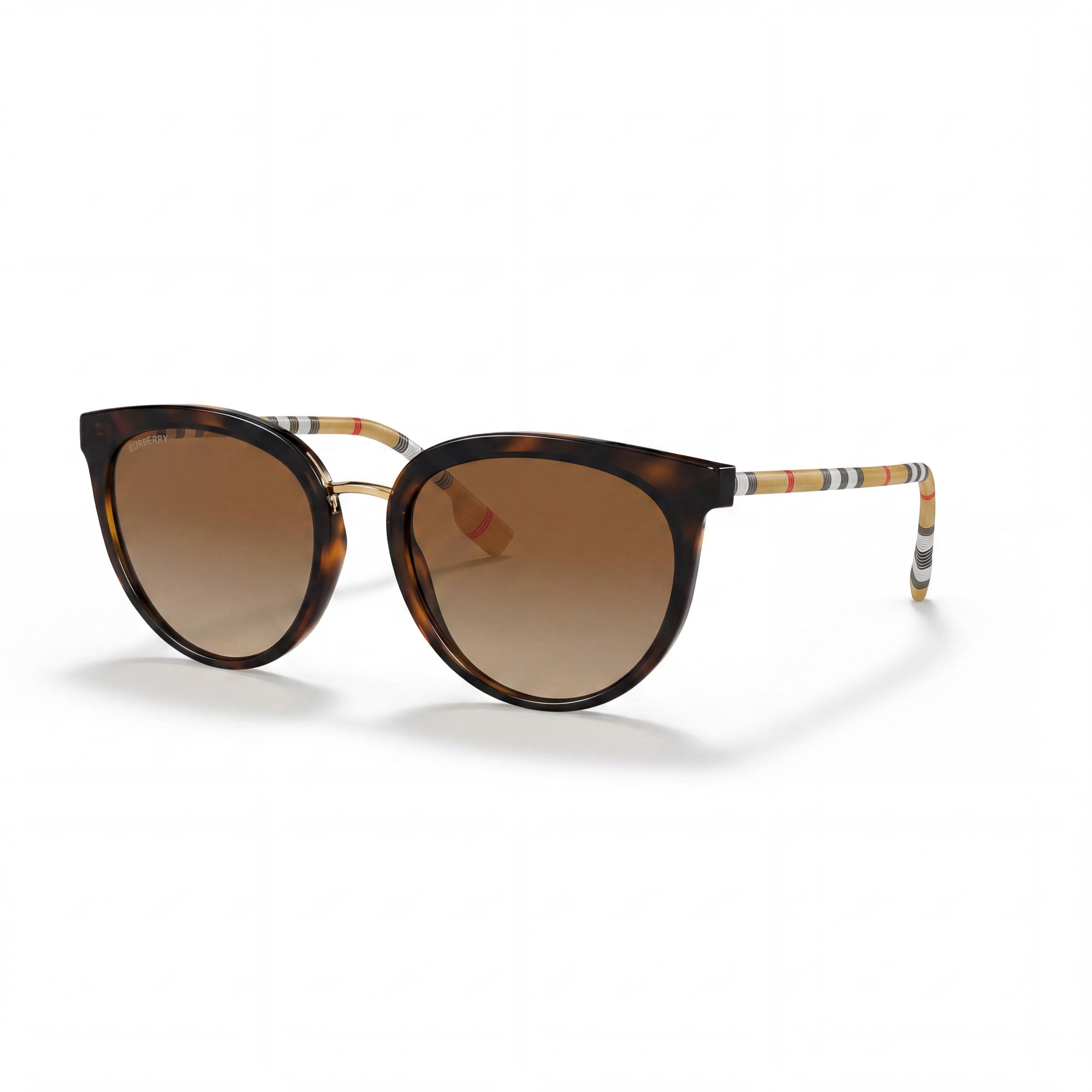 BURBERRY Willow Men's Dark Havana Frame Brown Gradient Polarized 100% UV Protection Sunglasses 54-19-140, Photo 1