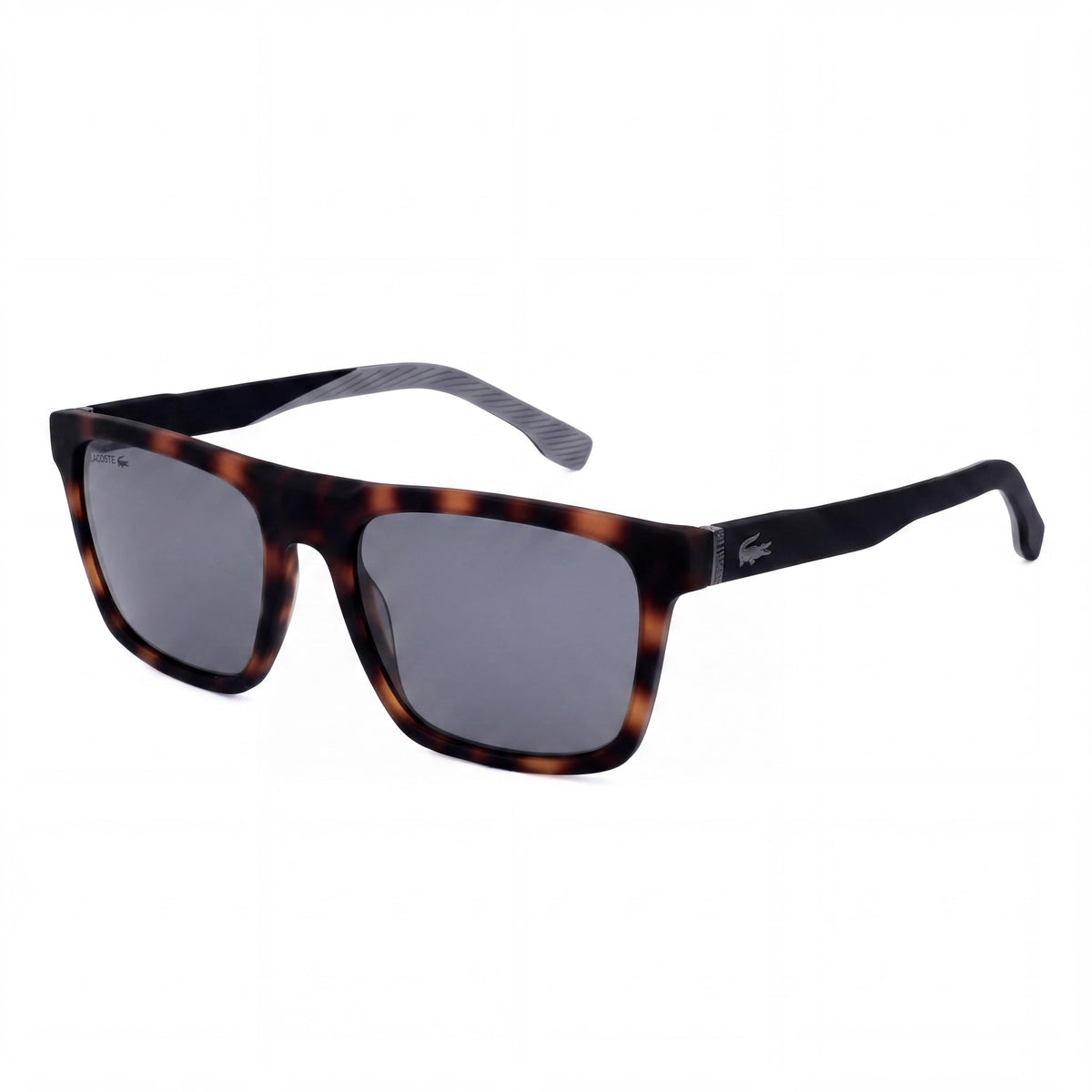 Gafas de sol rectangulares Lacoste L957s Havana con espejo para hombre, 56mm, Photo 1