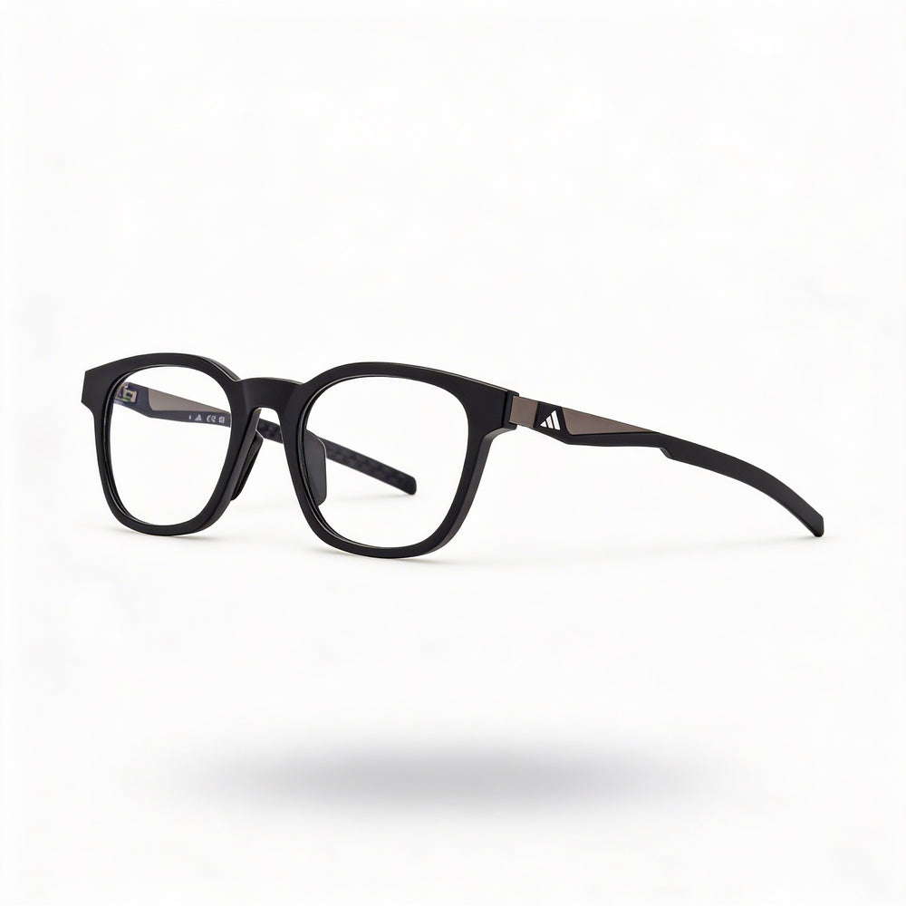 Adidas Classic Unisex Non- Eyewear, Shiny Black Matte Black Injected Frame, Multicolor Lenses 50-20-140